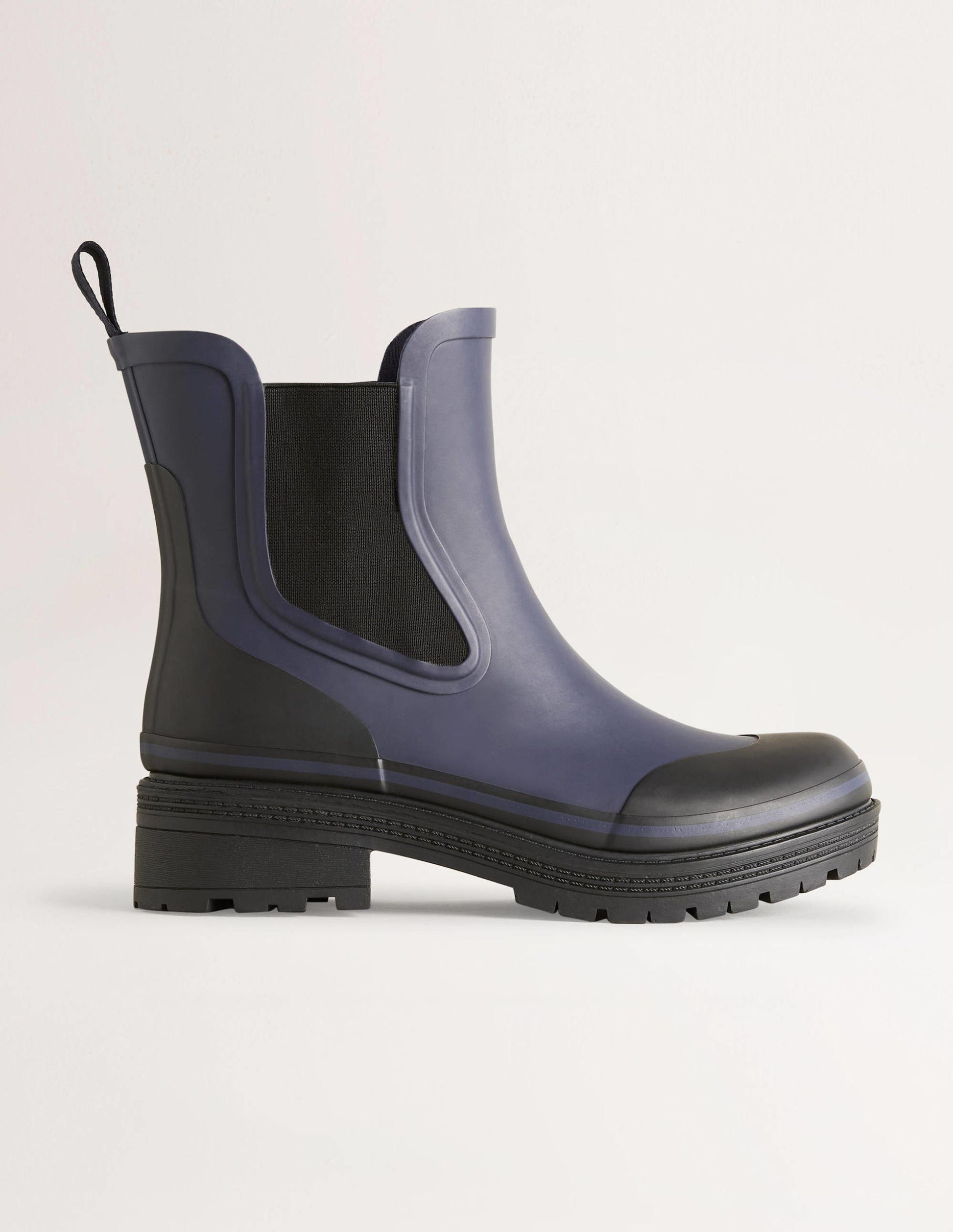 Chelsea Wellington Boots-Navy-1