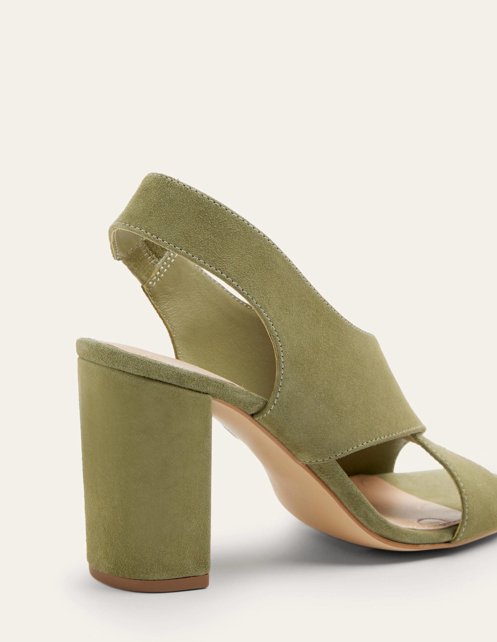 Cross Strap Heeled Sandals-Rainforest Floor-3