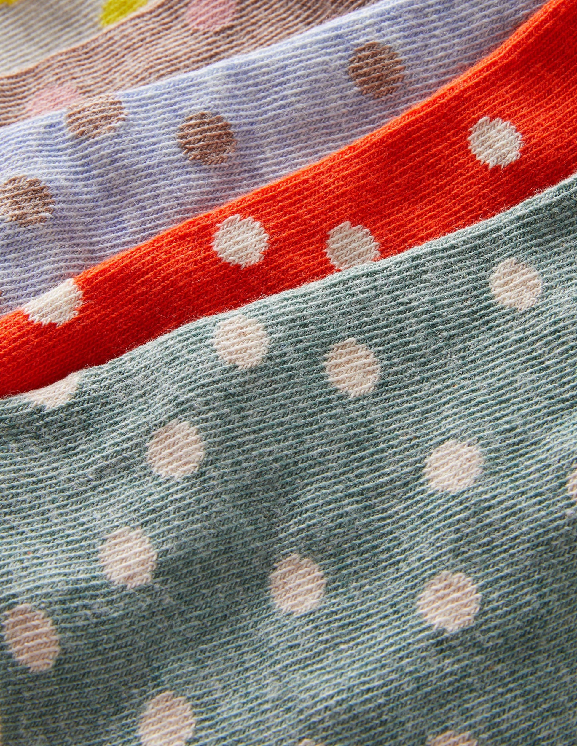5 Pack Trainer Socks-Multi Delicate Spot-2