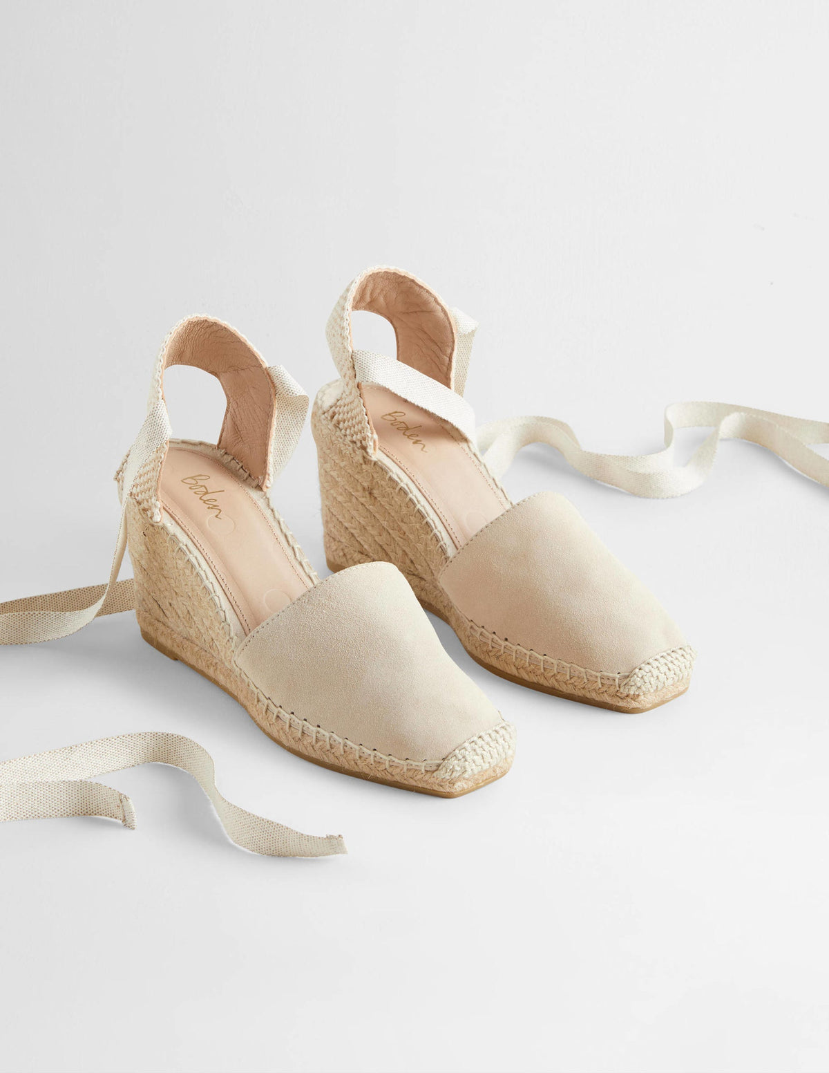Esme Espadrille Wedges-Oatmeal - Image 2