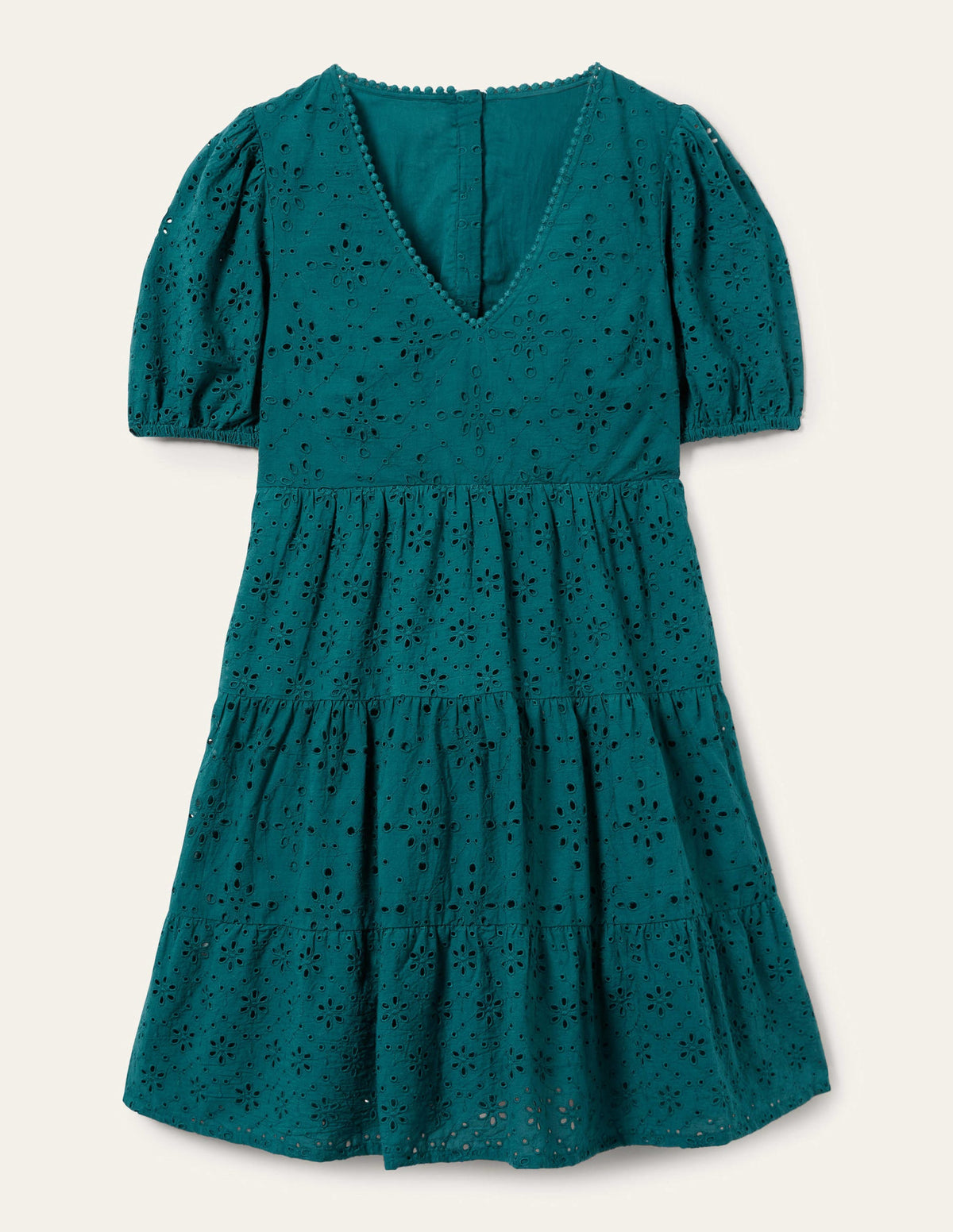 Back Detail Broderie Dress-Chesapeake Bay-6