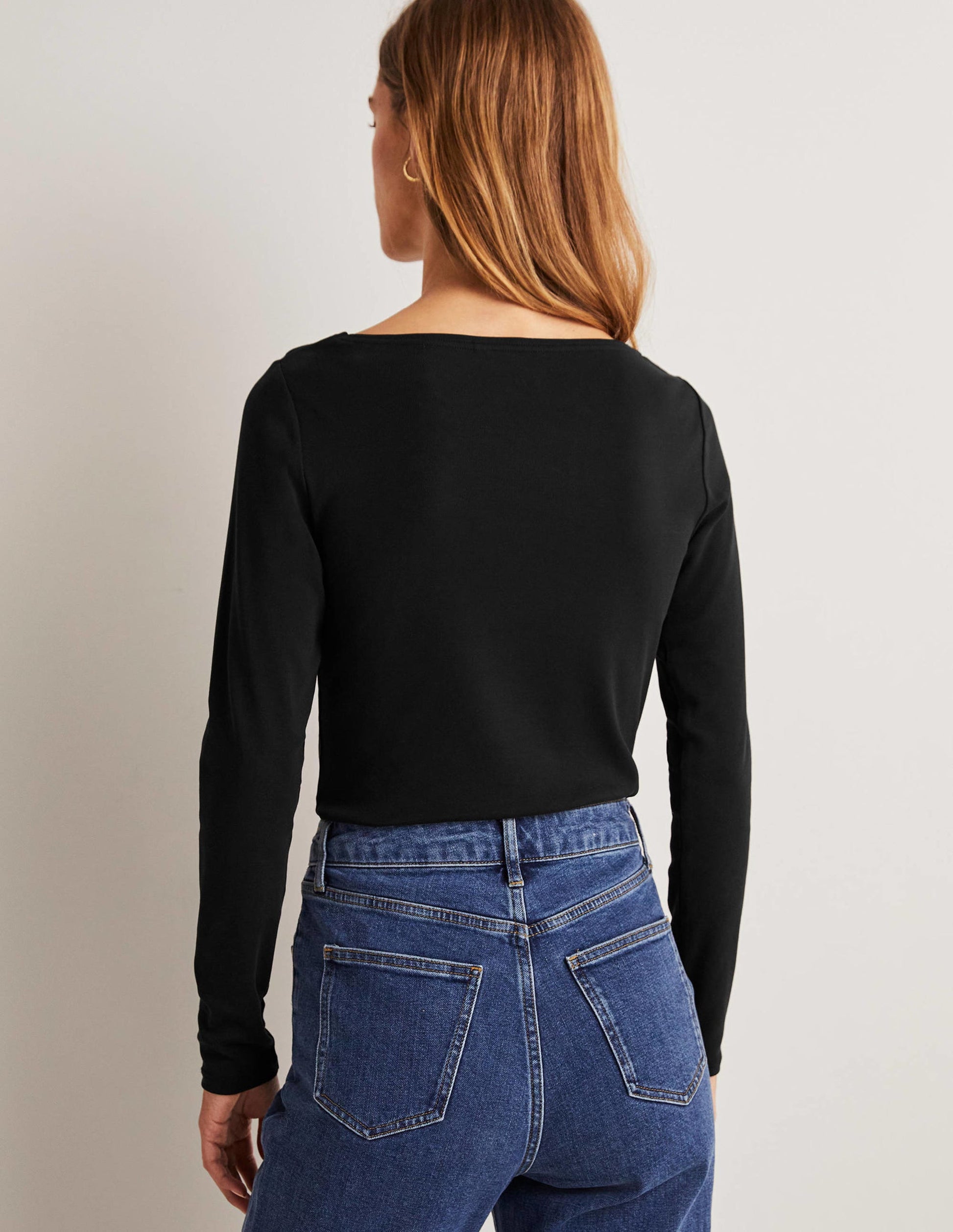 Essential Boatneck Top-Black-6