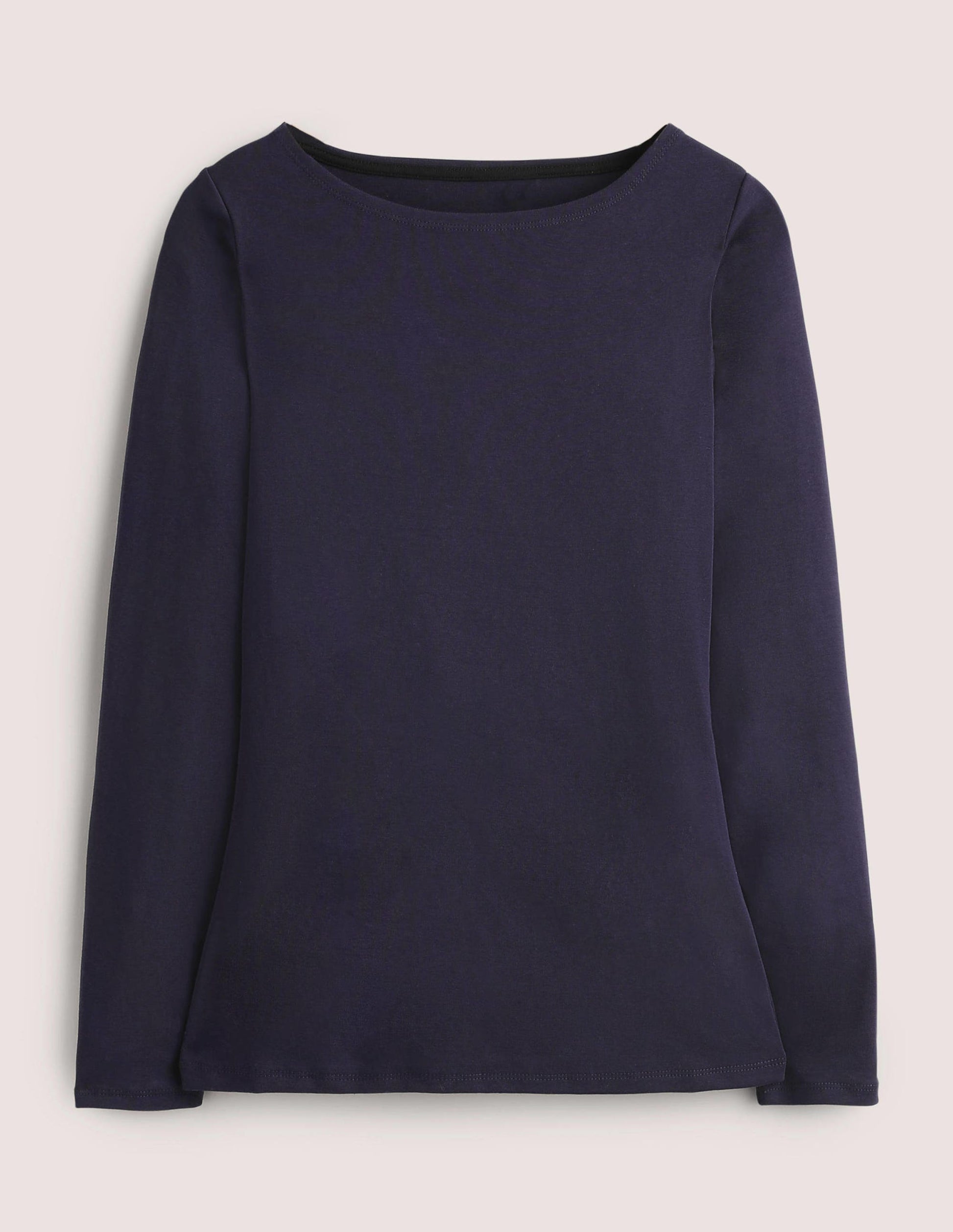 Essential Boatneck Top-Navy-5