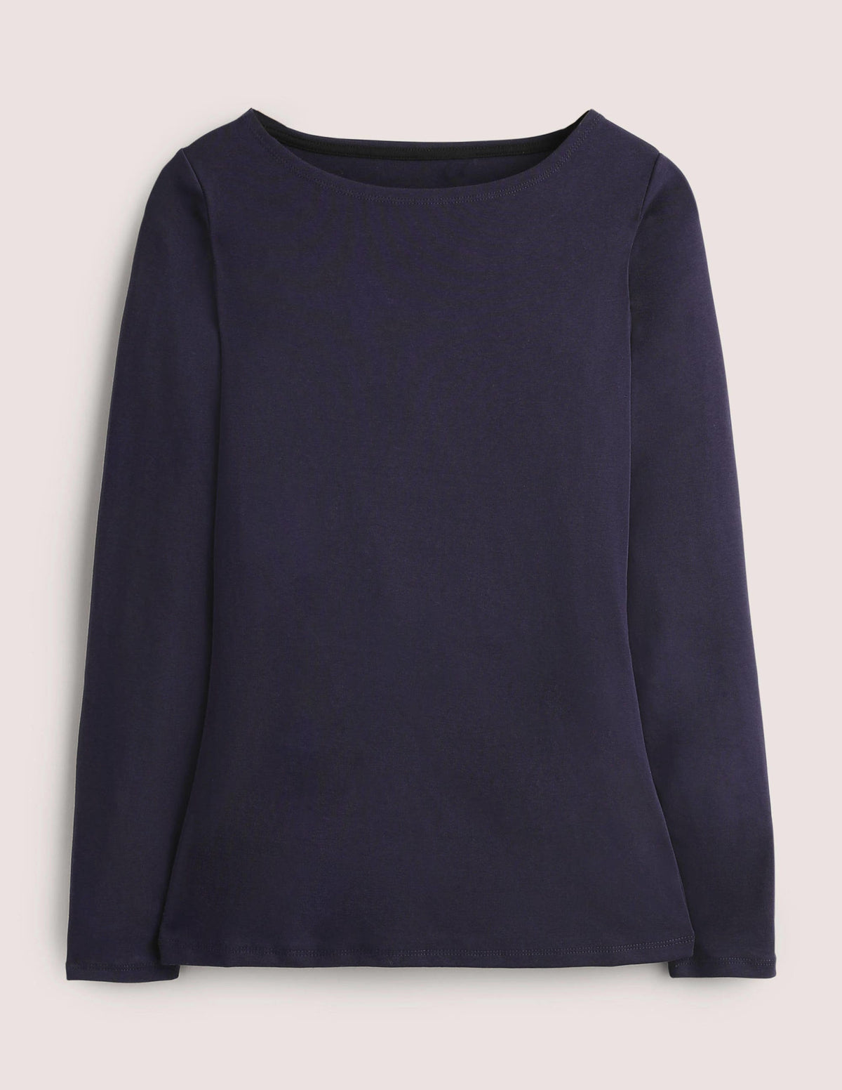 Essential Boatneck Top-Navy - Image 5
