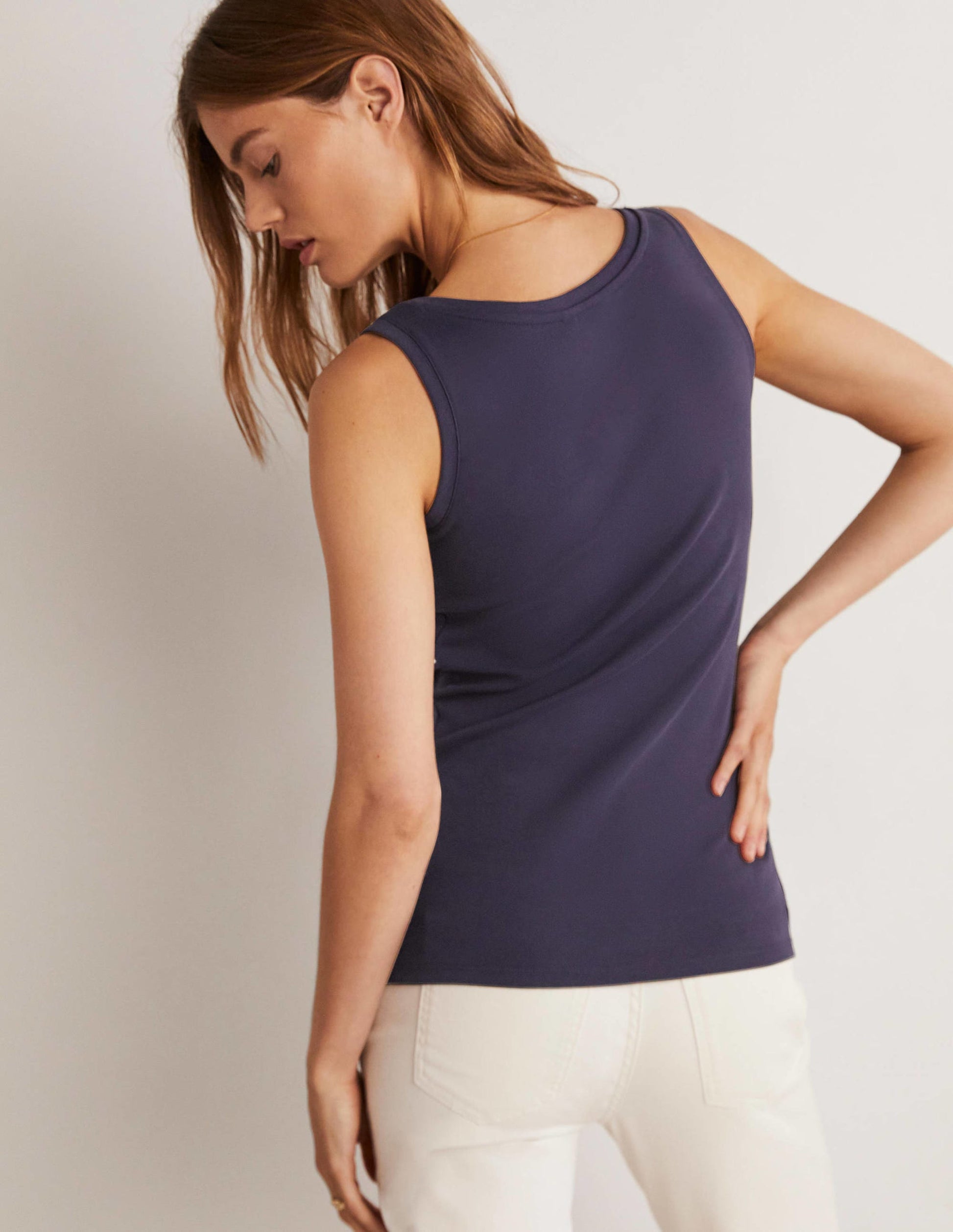 Essential Tank Top-Navy-7