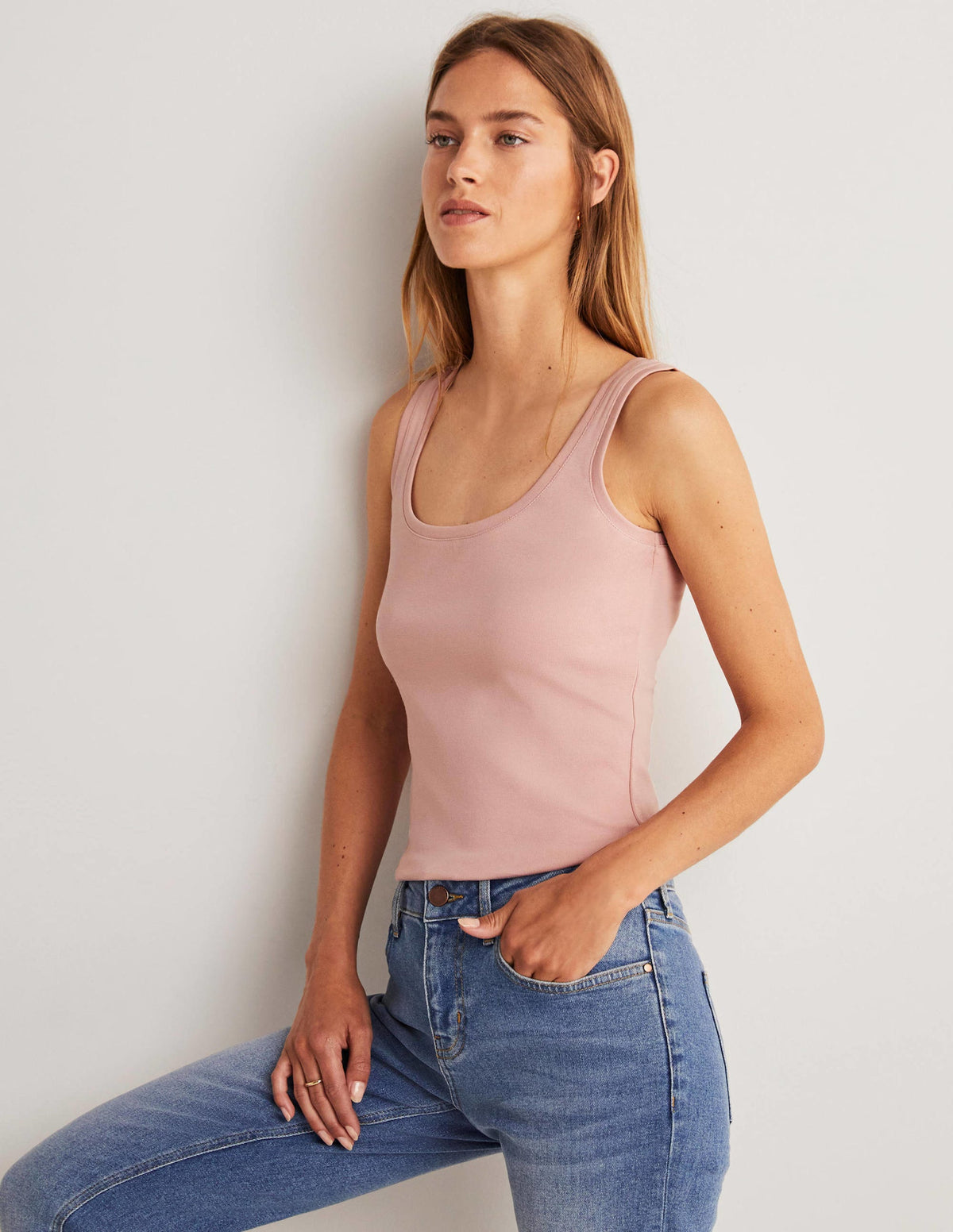 Essential Tank Top-Milkshake - Image 5