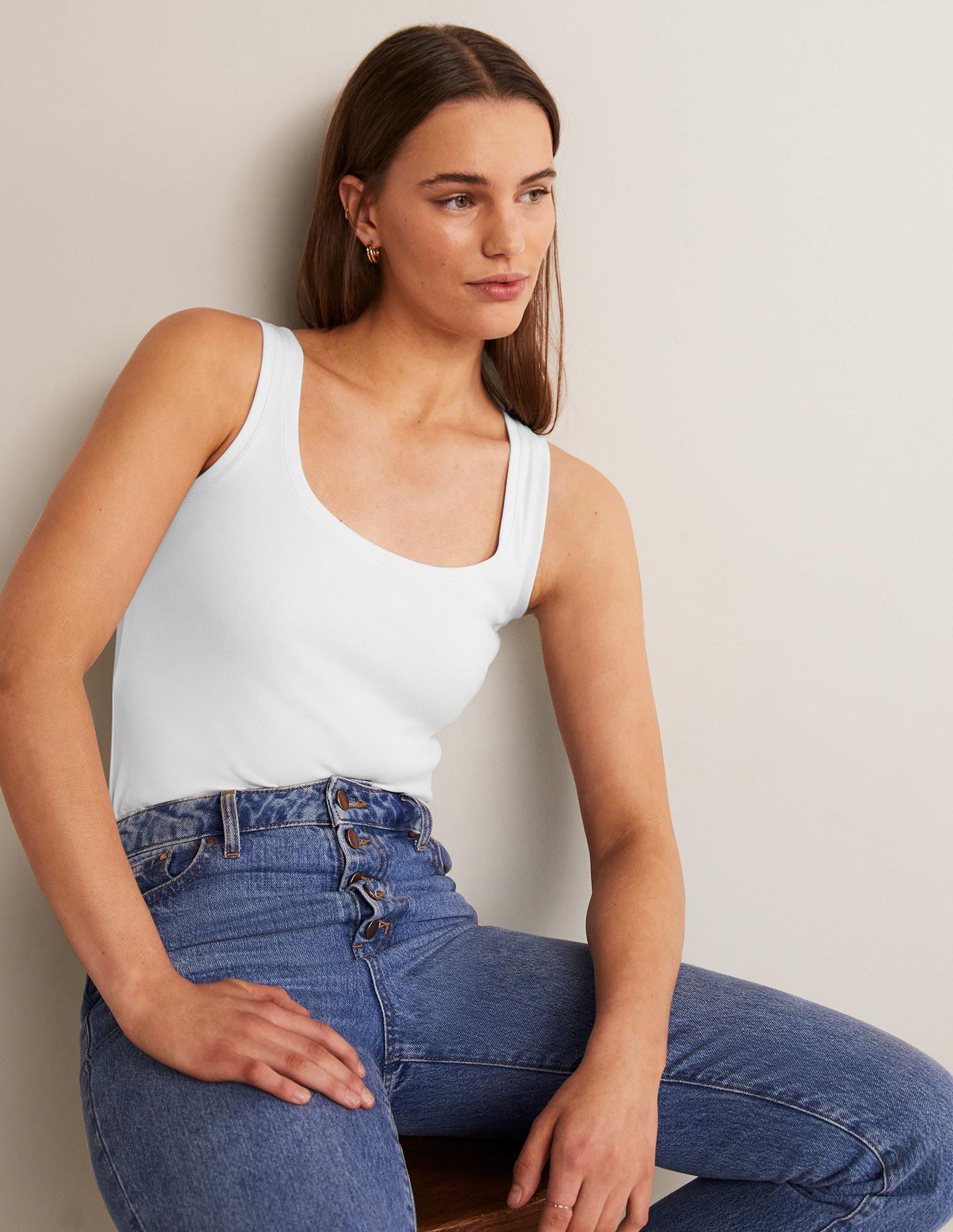Essential Tank Top-White - Image 1
