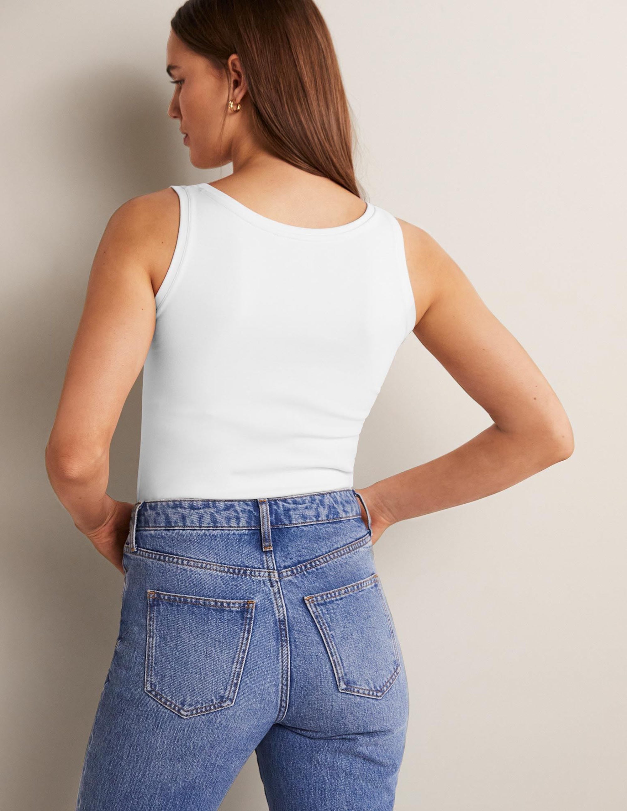 Essential Tank Top-White - Image 3