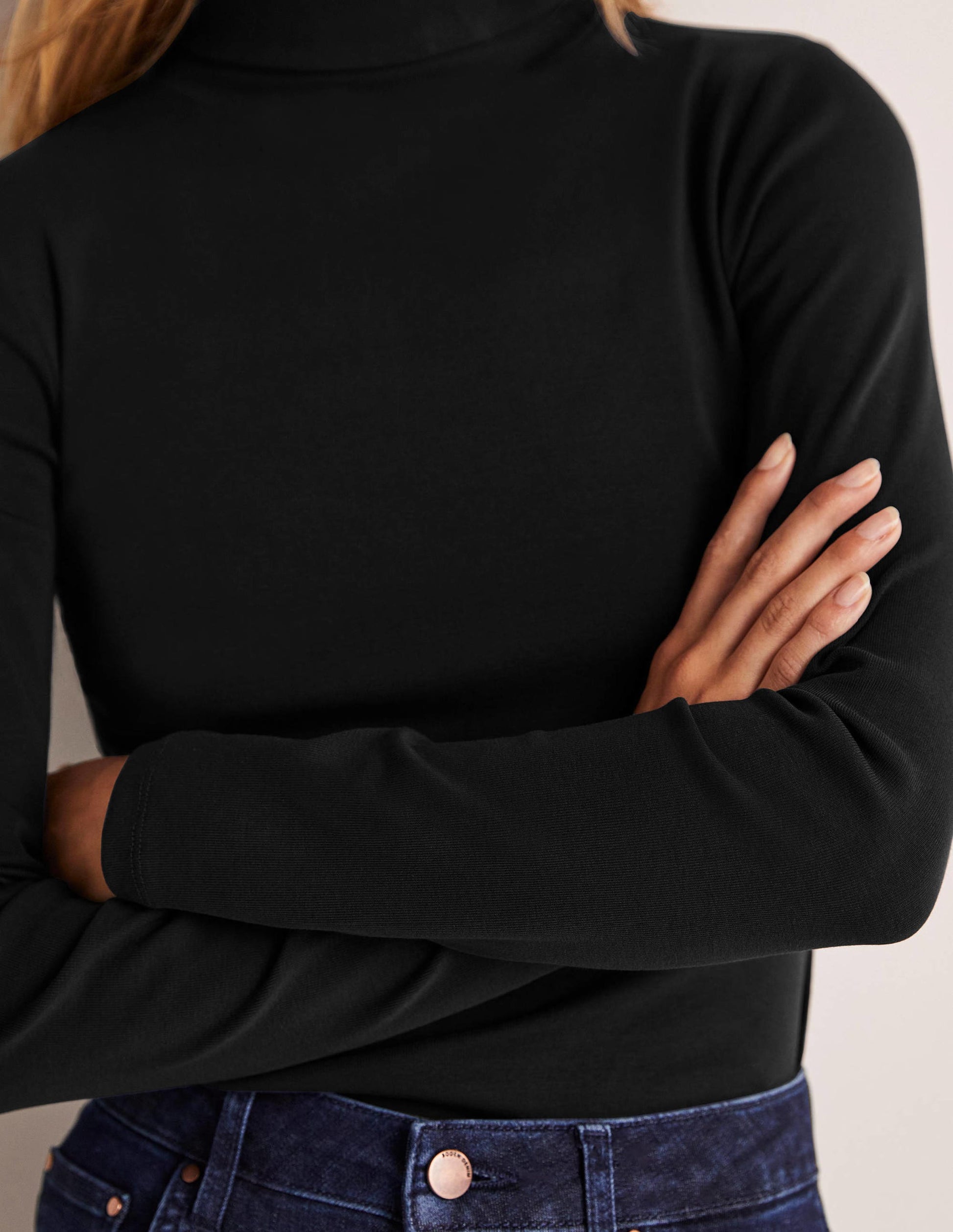Essential Roll-neck Top-Black-2