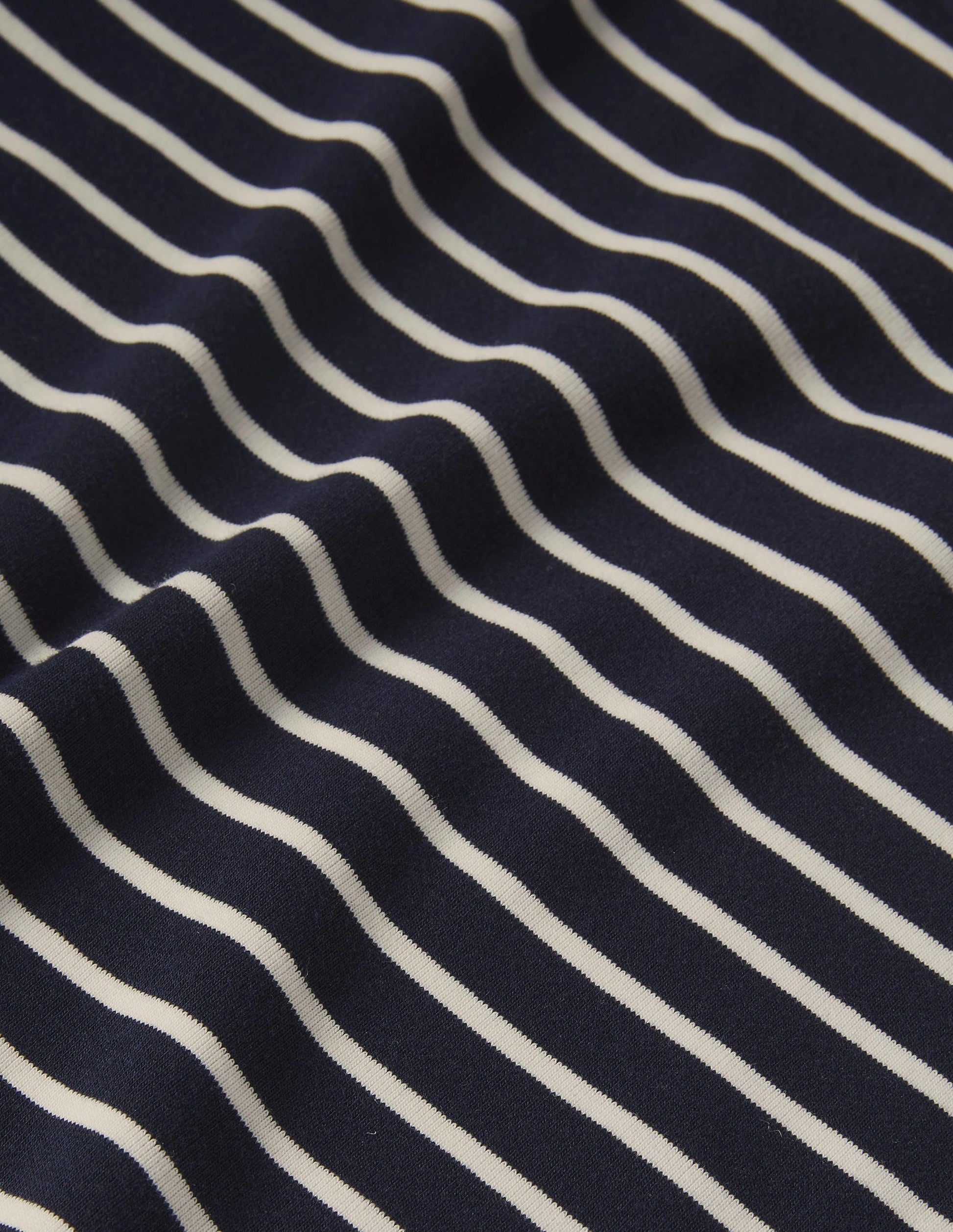 Essential Roll-neck Top-Navy / Ivory Stripe-10