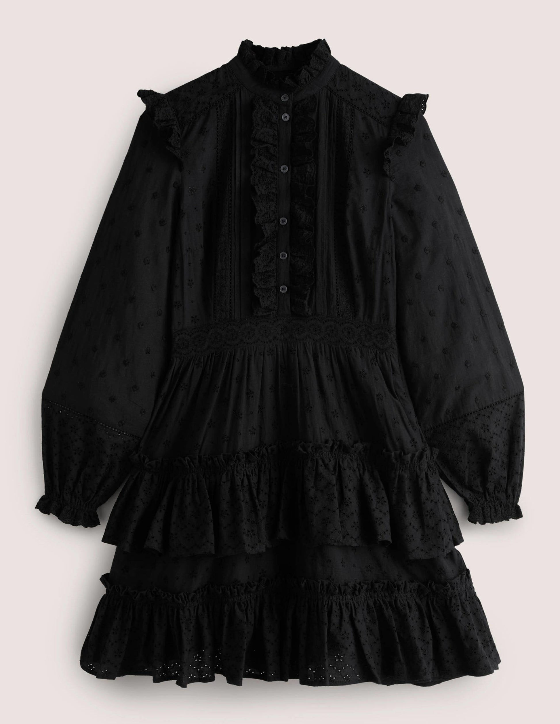 Abigail Jersey Dress-Black-6
