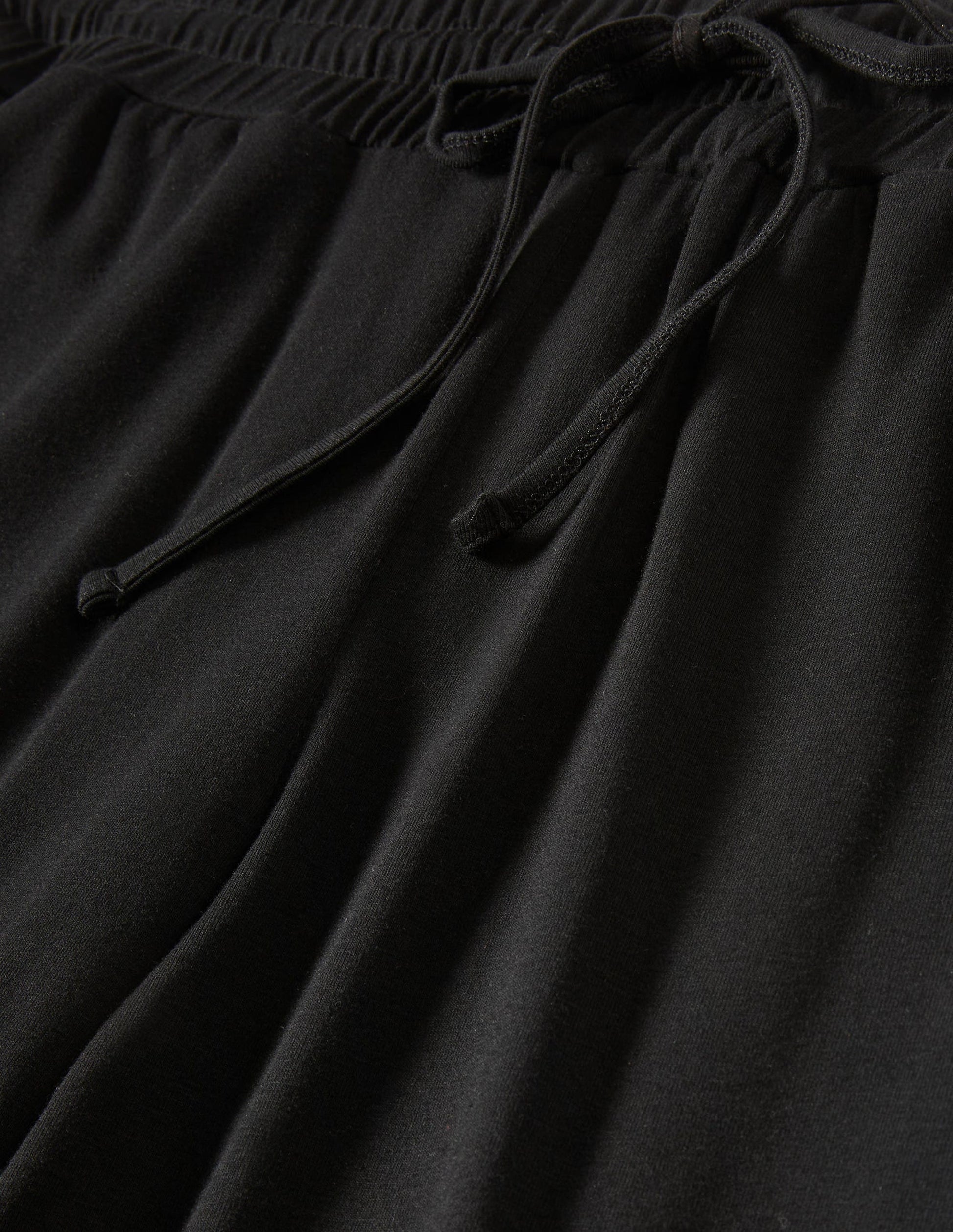 Cuffed Jersey Joggers-Black-8