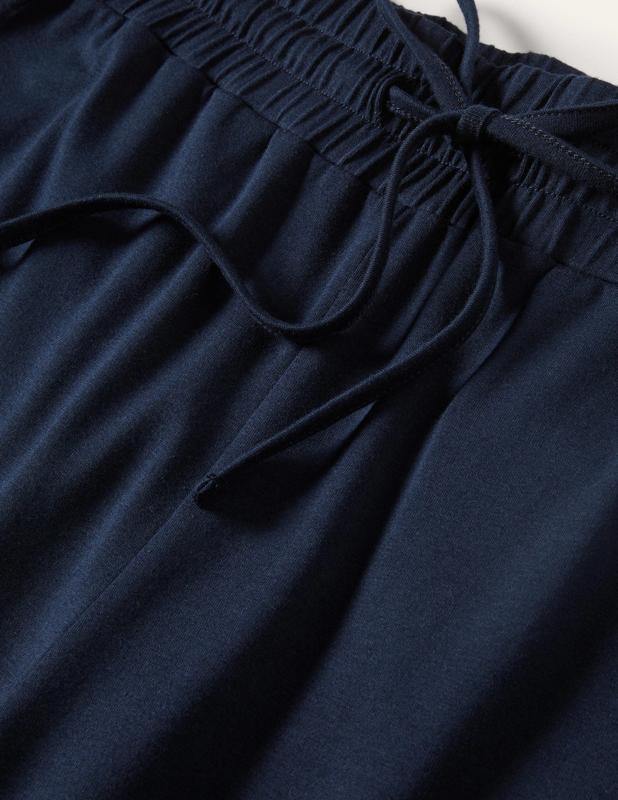 Cuffed Jersey Joggers-Navy - Image 10