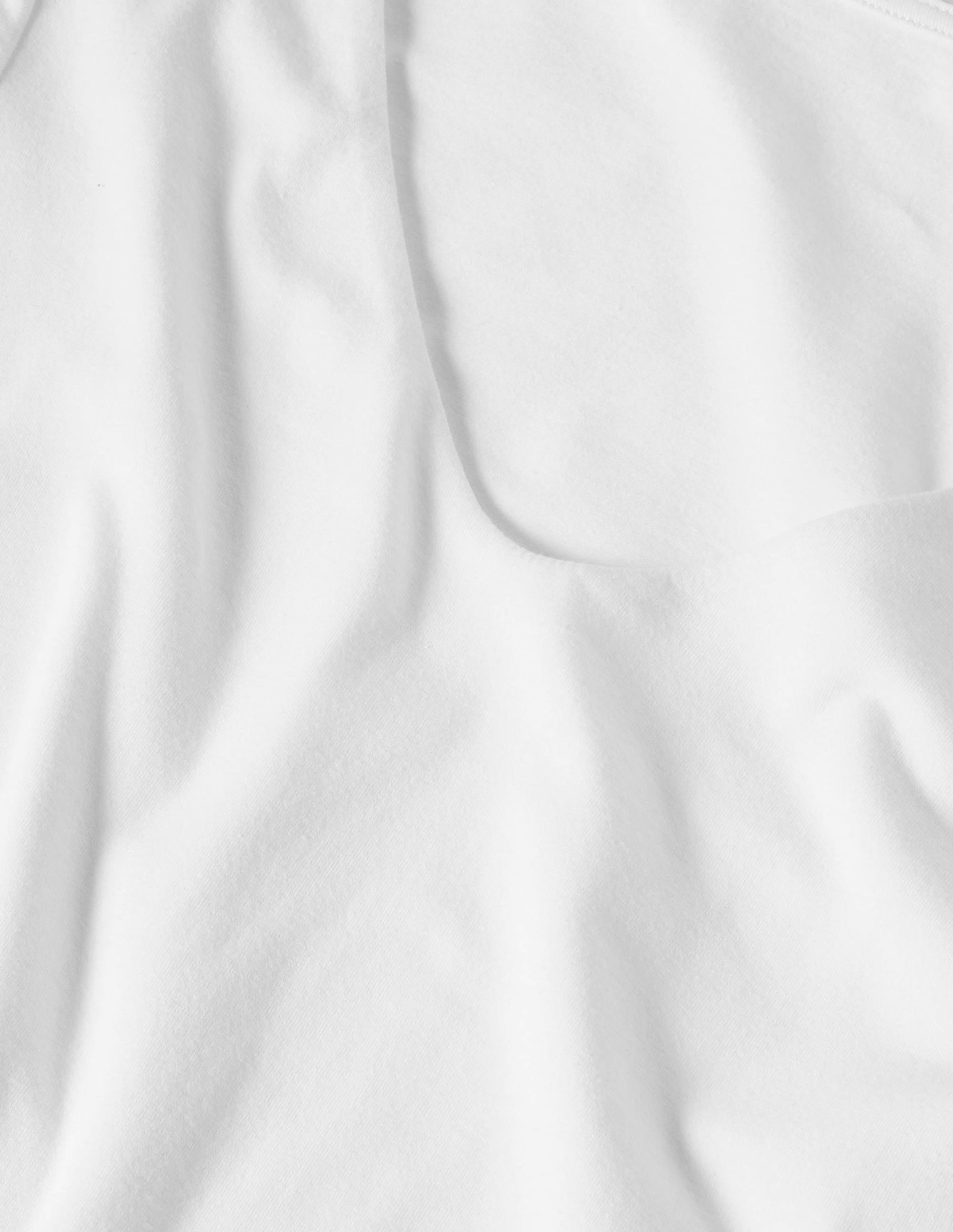 Double Layer V-neck Top-White - Image 6