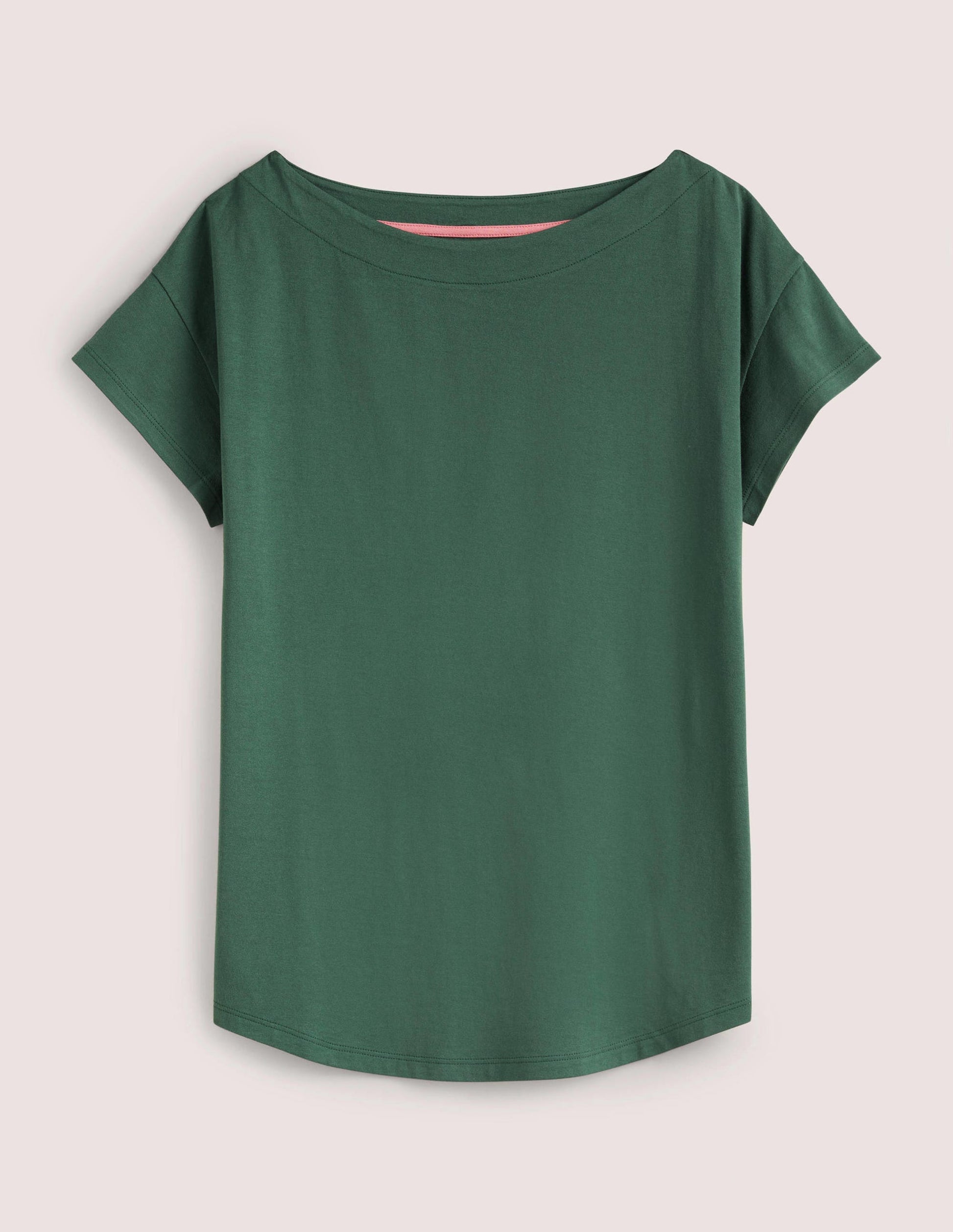 Supersoft Boat Neck T-Shirt-Trekking Green-5