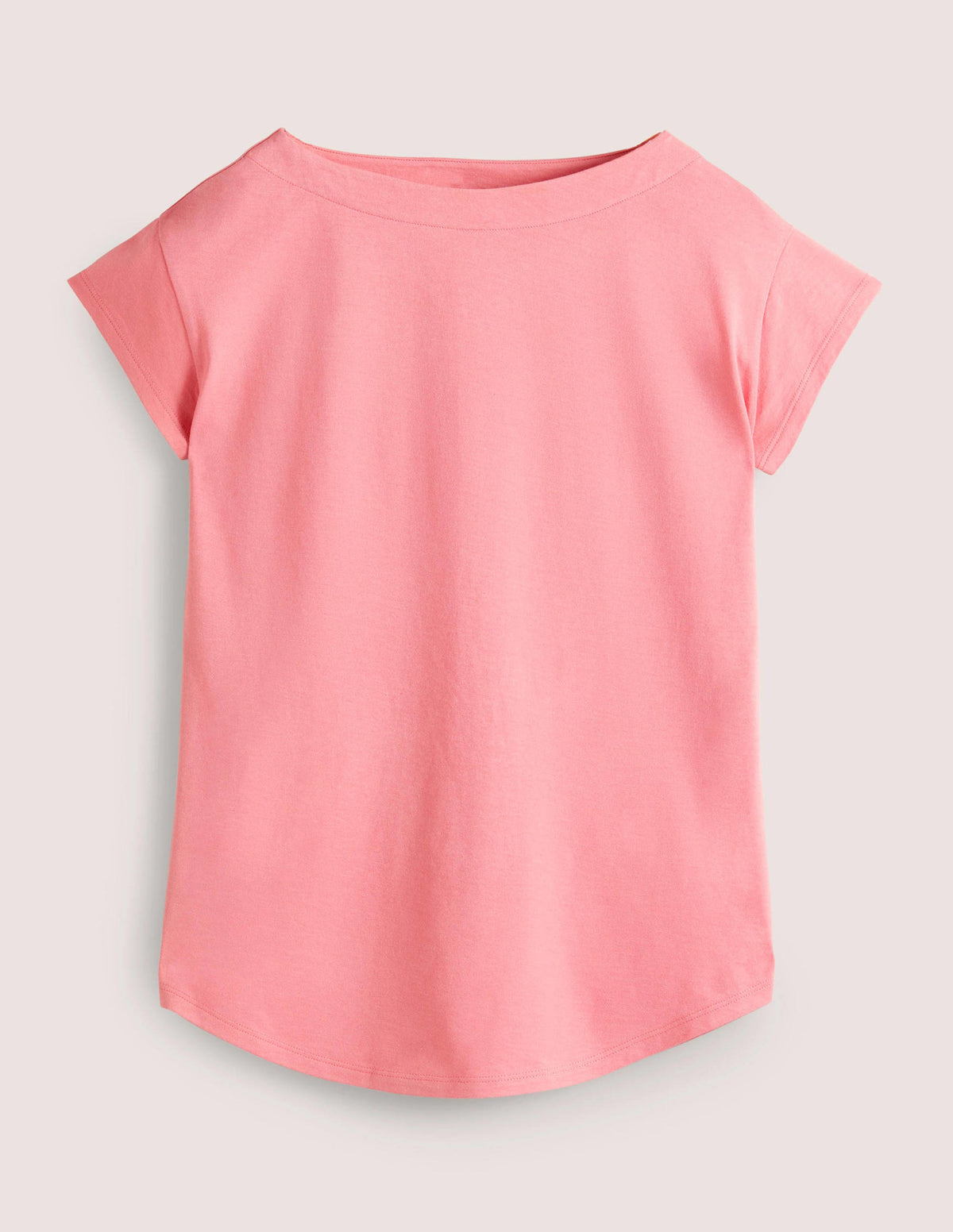 Supersoft Boat Neck T-Shirt-Wild Rose - Image 5