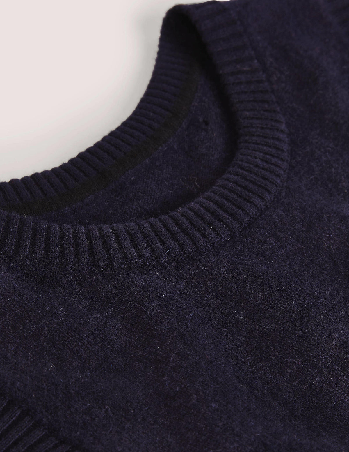 Cashmere Knitted Sweater Vest-Navy - Image 5