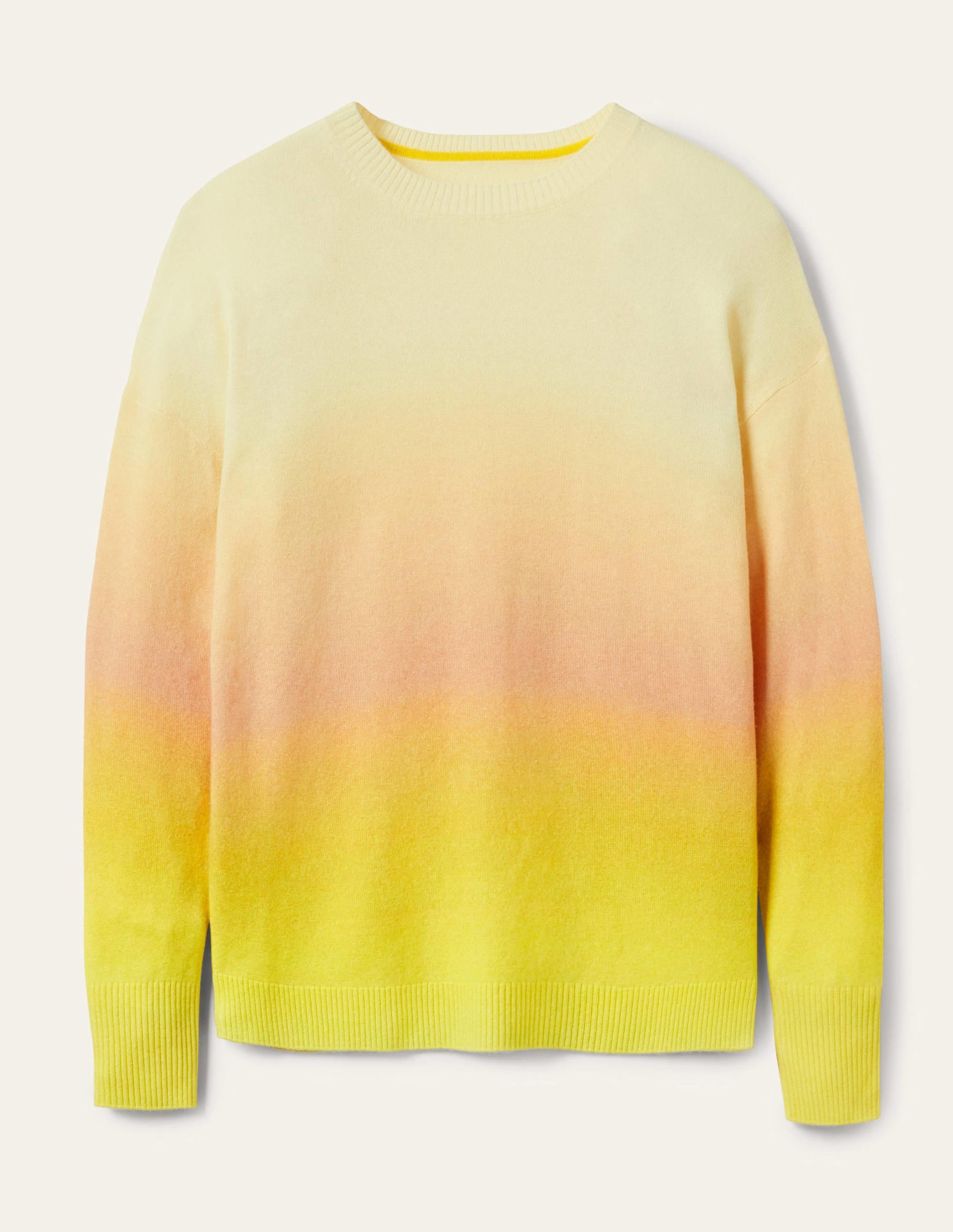 Margot Cashmere Sweater-Pink/Yellow Ombre - Image 13
