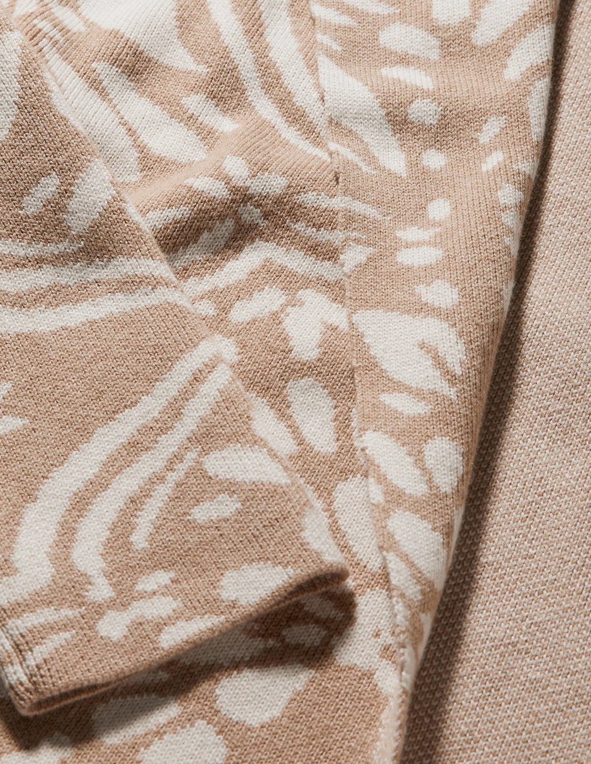 Longline Knitted Coatigan-Chinchilla, Oriental Diamond - Image 6