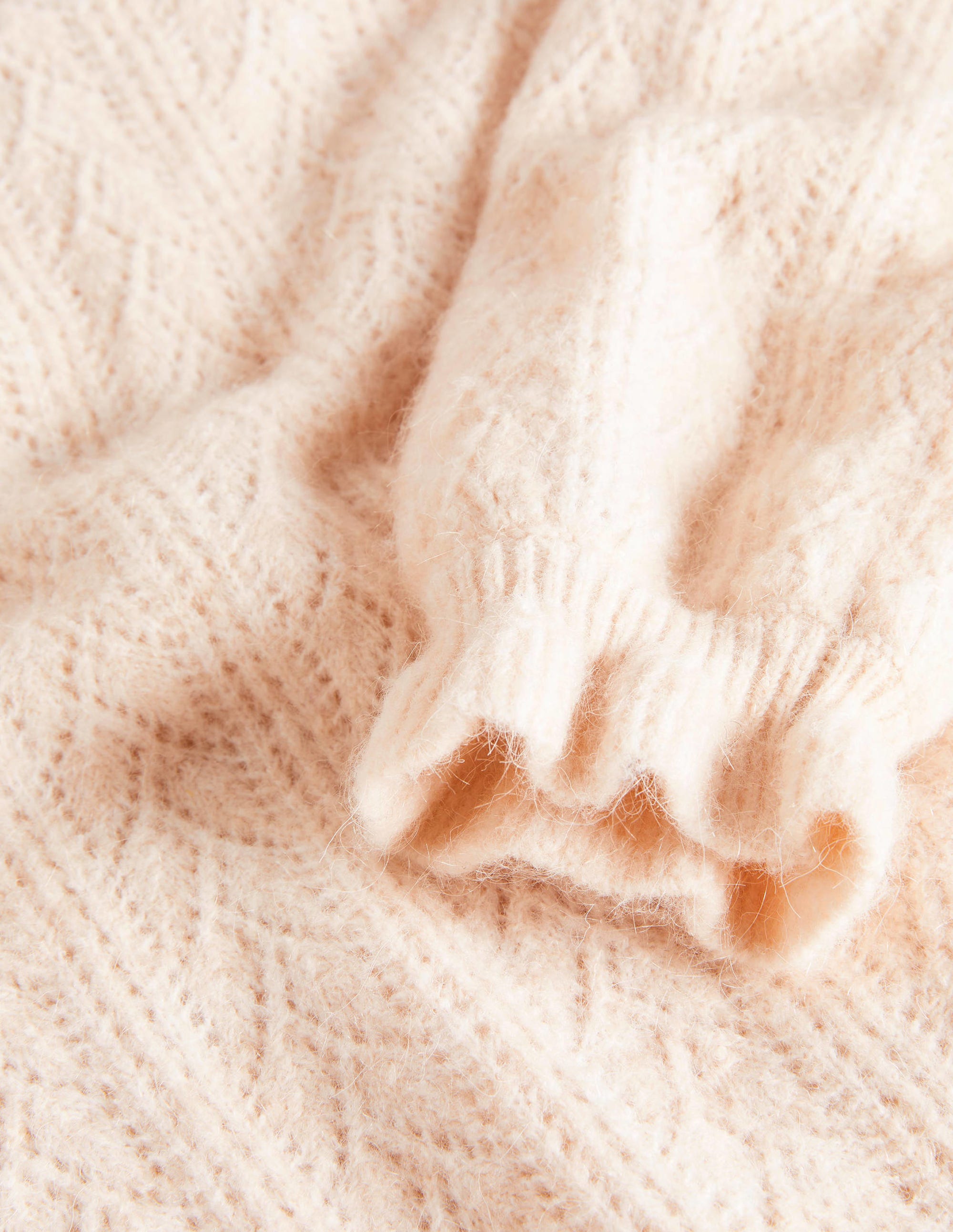Fluffy Pointelle Sweater-Rope - Image 6