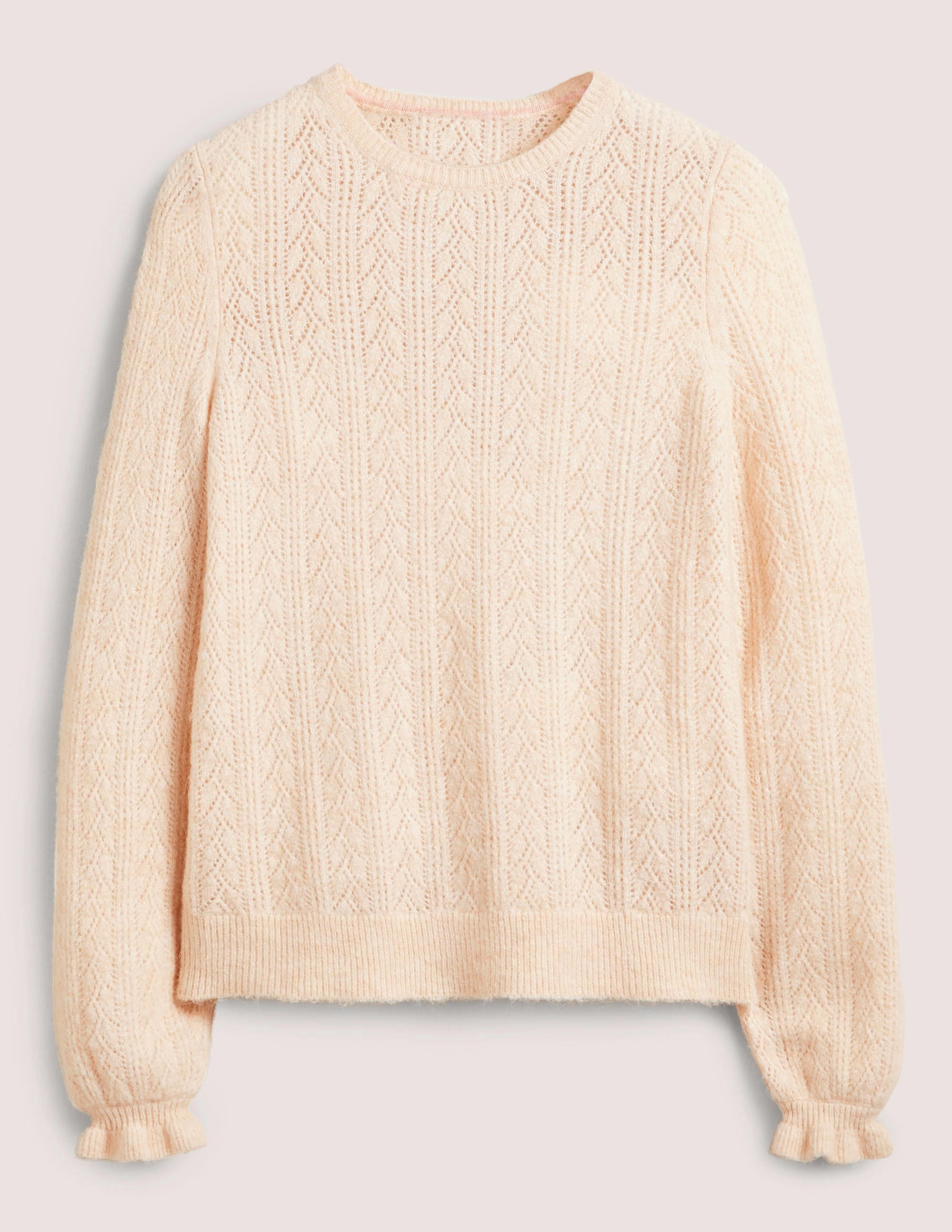 Fluffy Pointelle Sweater-Rope - Image 7