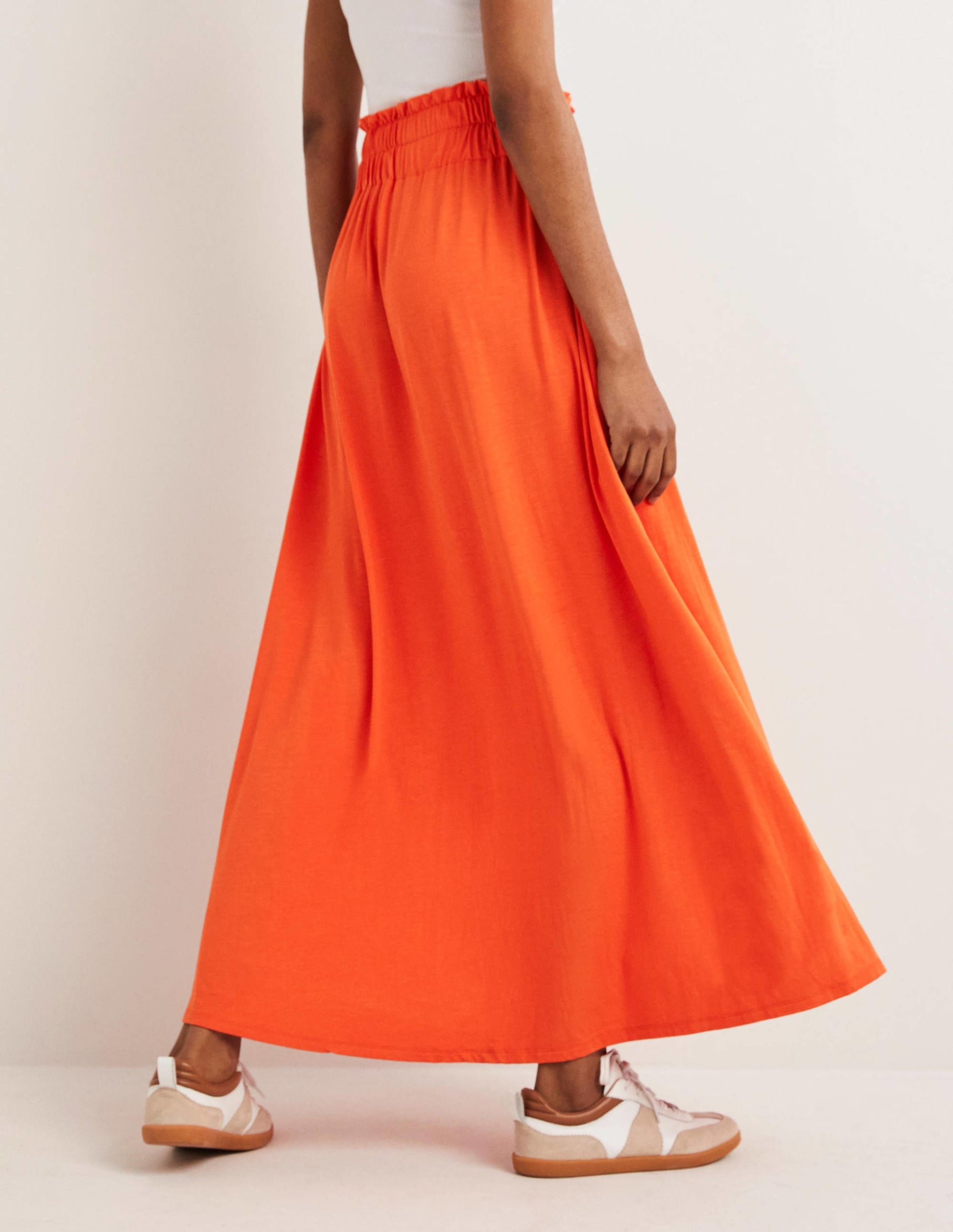 Pull On Jersey Maxi-Bright Papaya-3