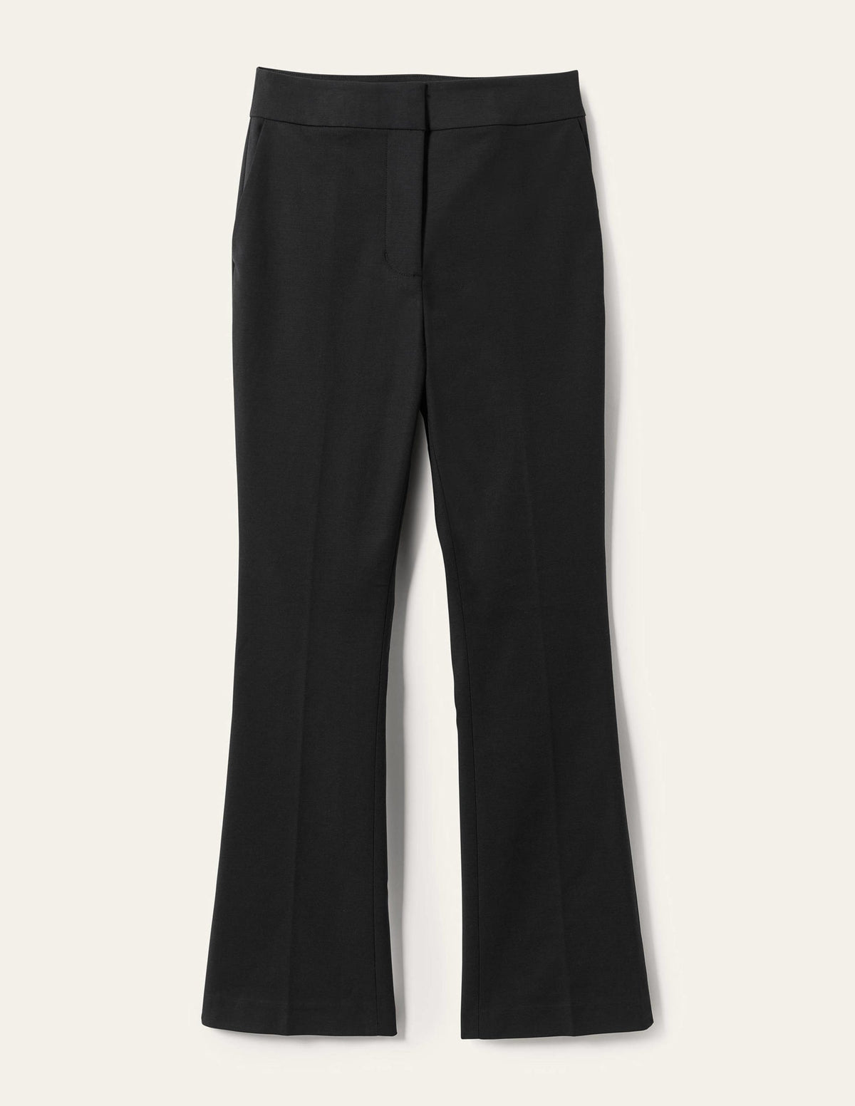 Cropped Flare Pants-Black - Image 11