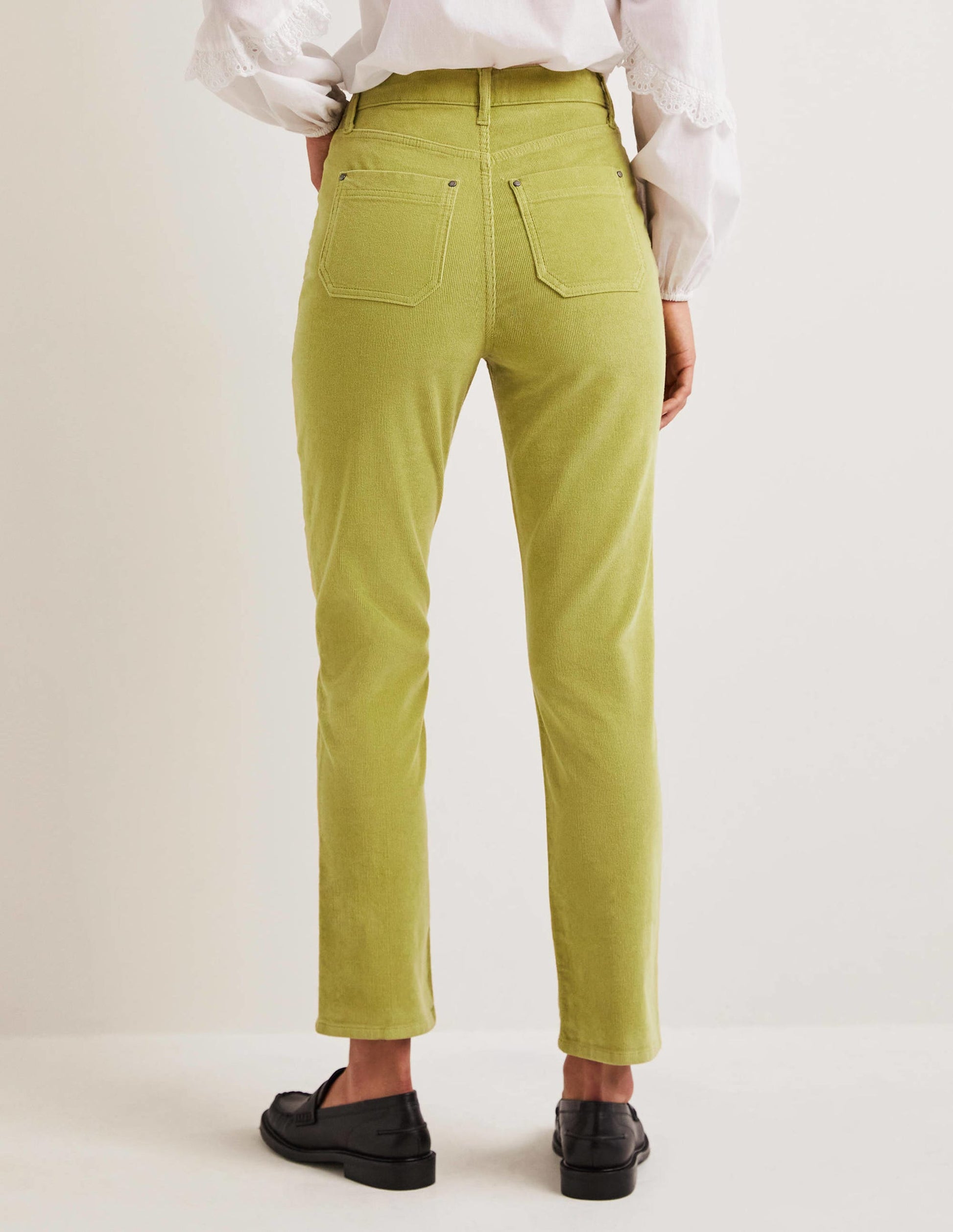 Straight Leg Corduroy Jeans-Cedar-3