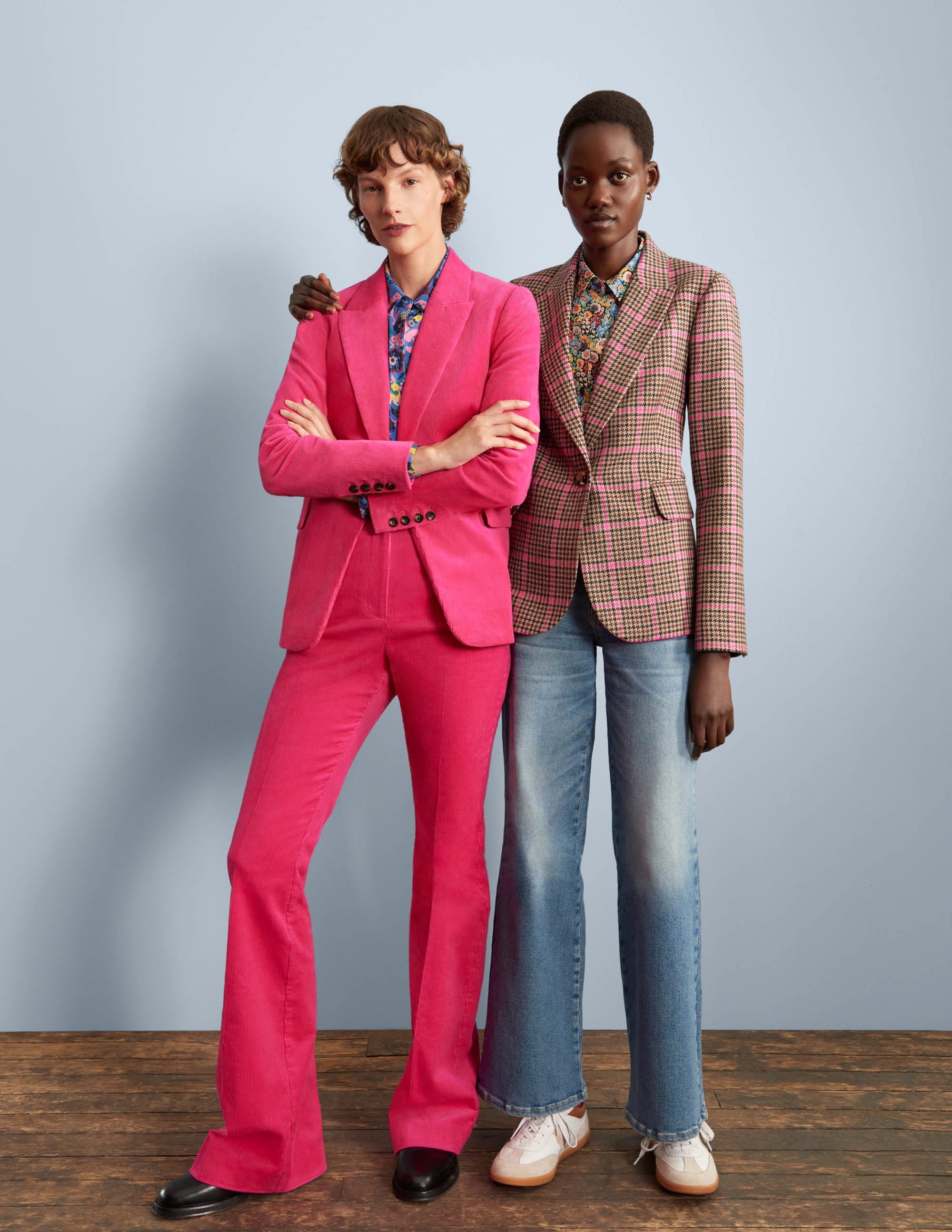 Corduroy Flare Pants-Wild Watermelon PinK - Image 6