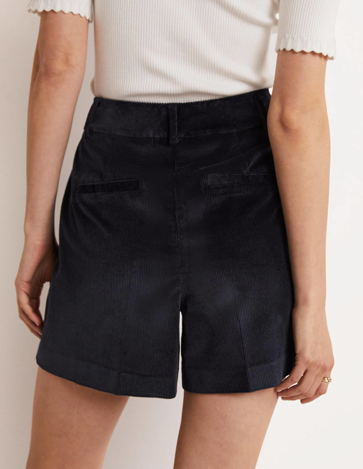 High Waist Shorts-Navy - Image 8