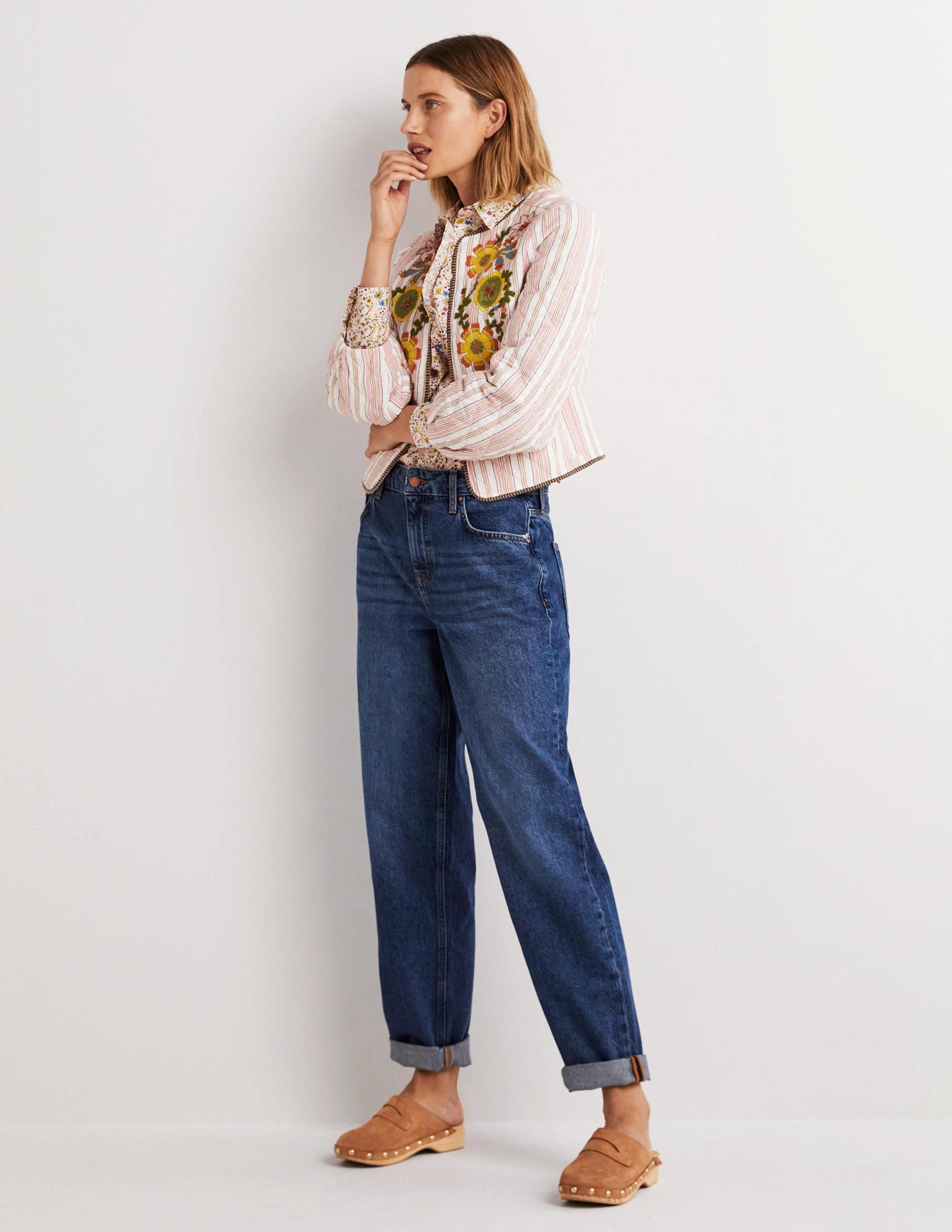 Boyfriend Jeans-Mid Vintage - Image 1