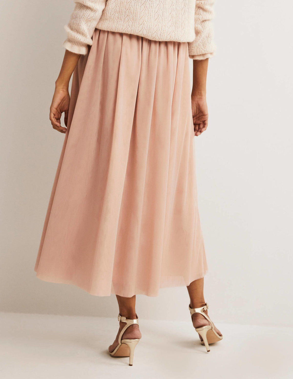 Tulle Full Midi Skirt-Popcorn-3