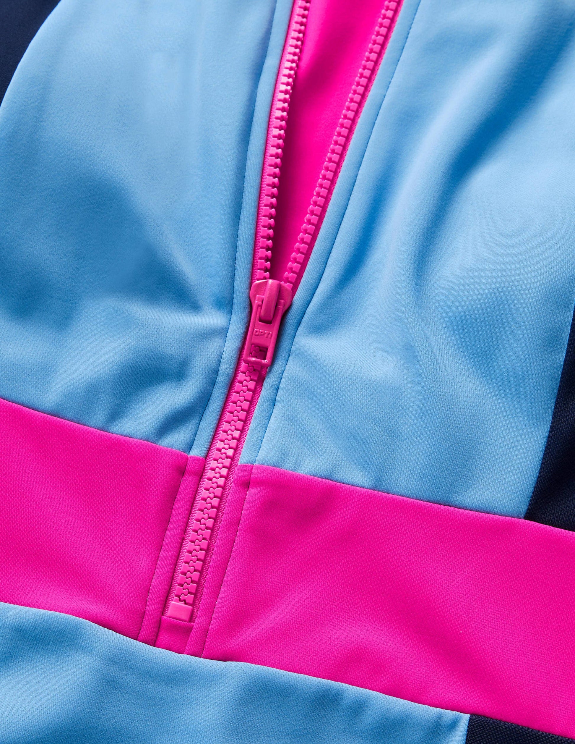 Capri Zip Long Sleeve Swimsuit-Horizon Colourblock-6
