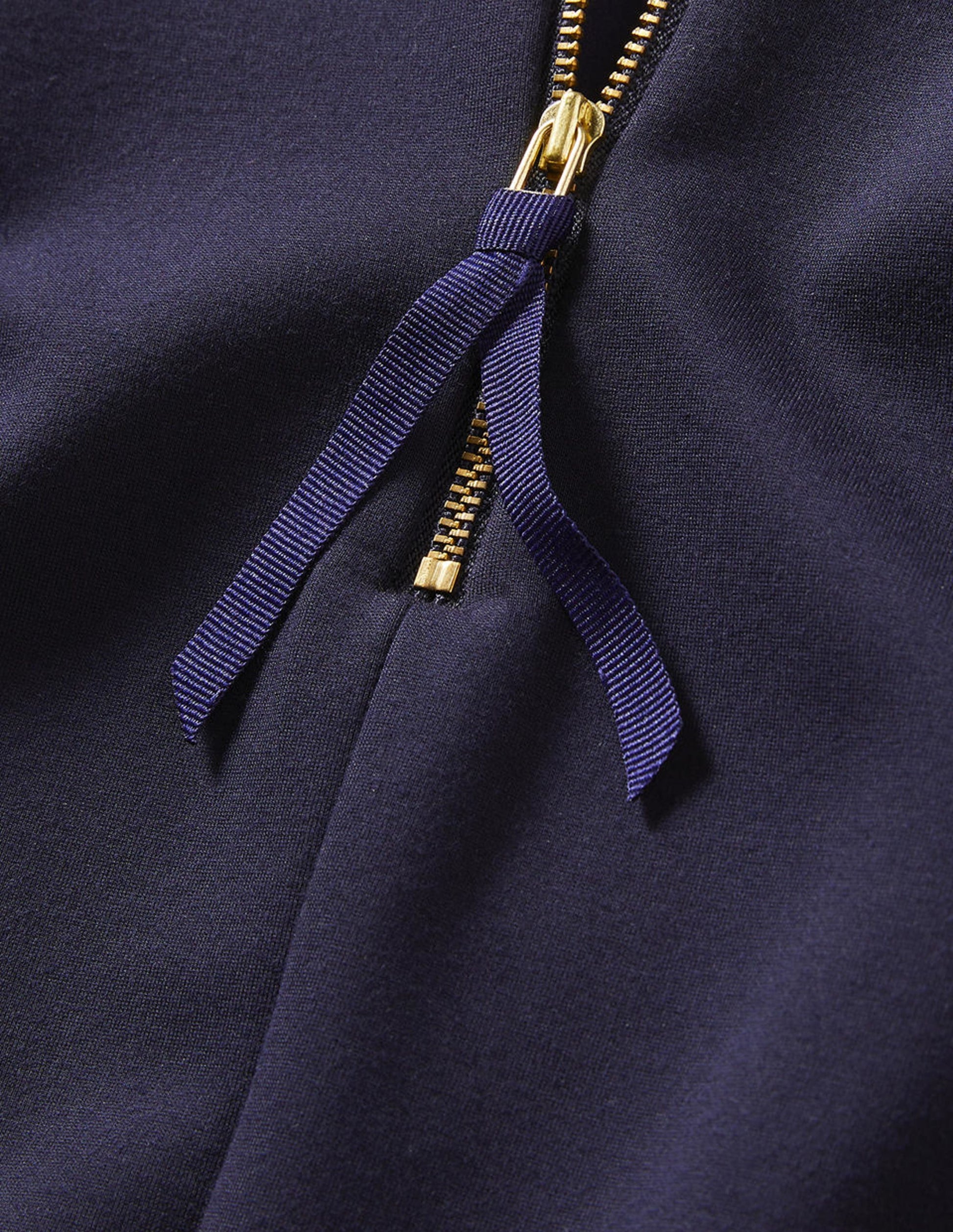 Hampshire Ponte Skirt-Navy-5