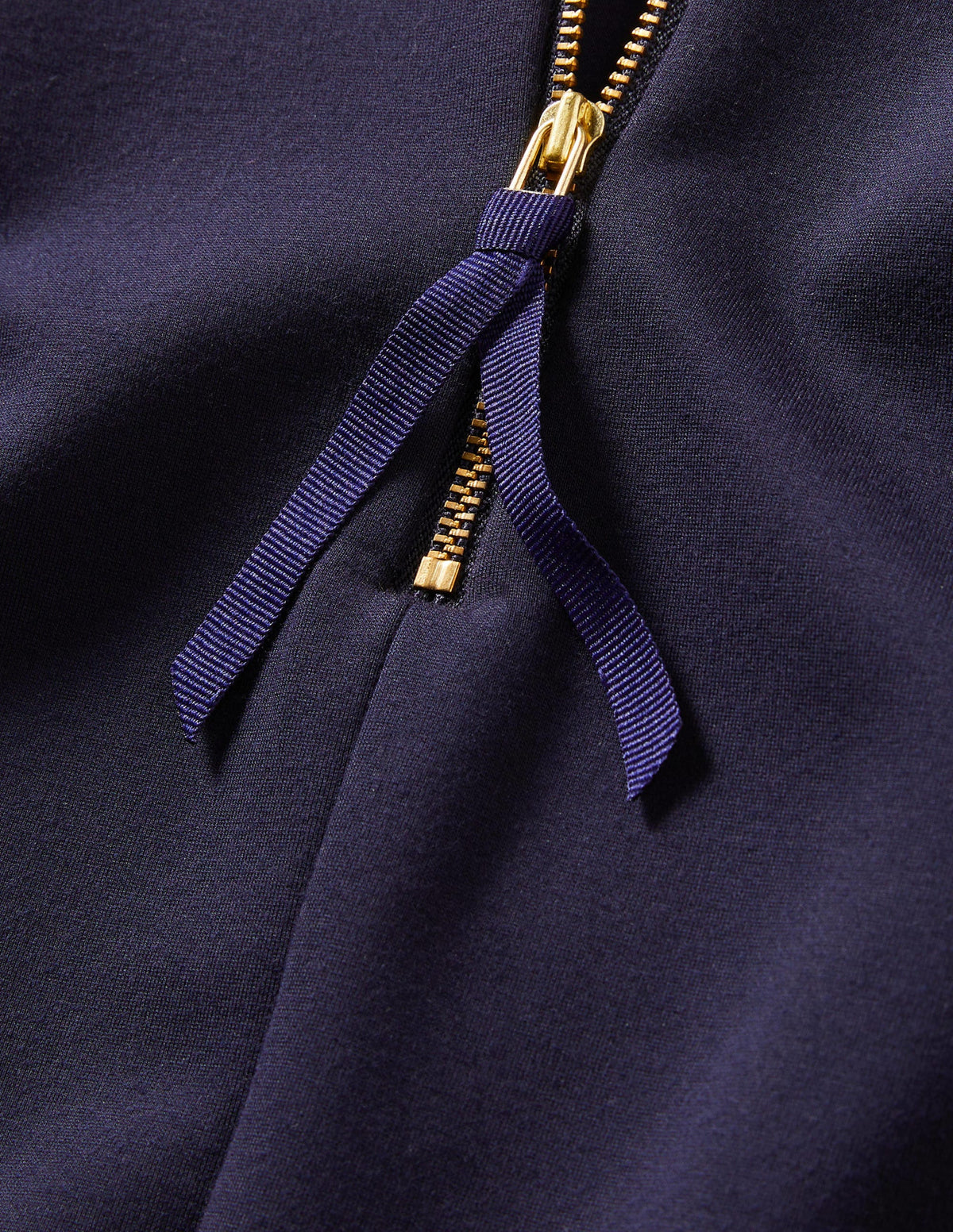 Hampshire Ponte Skirt-Navy-8