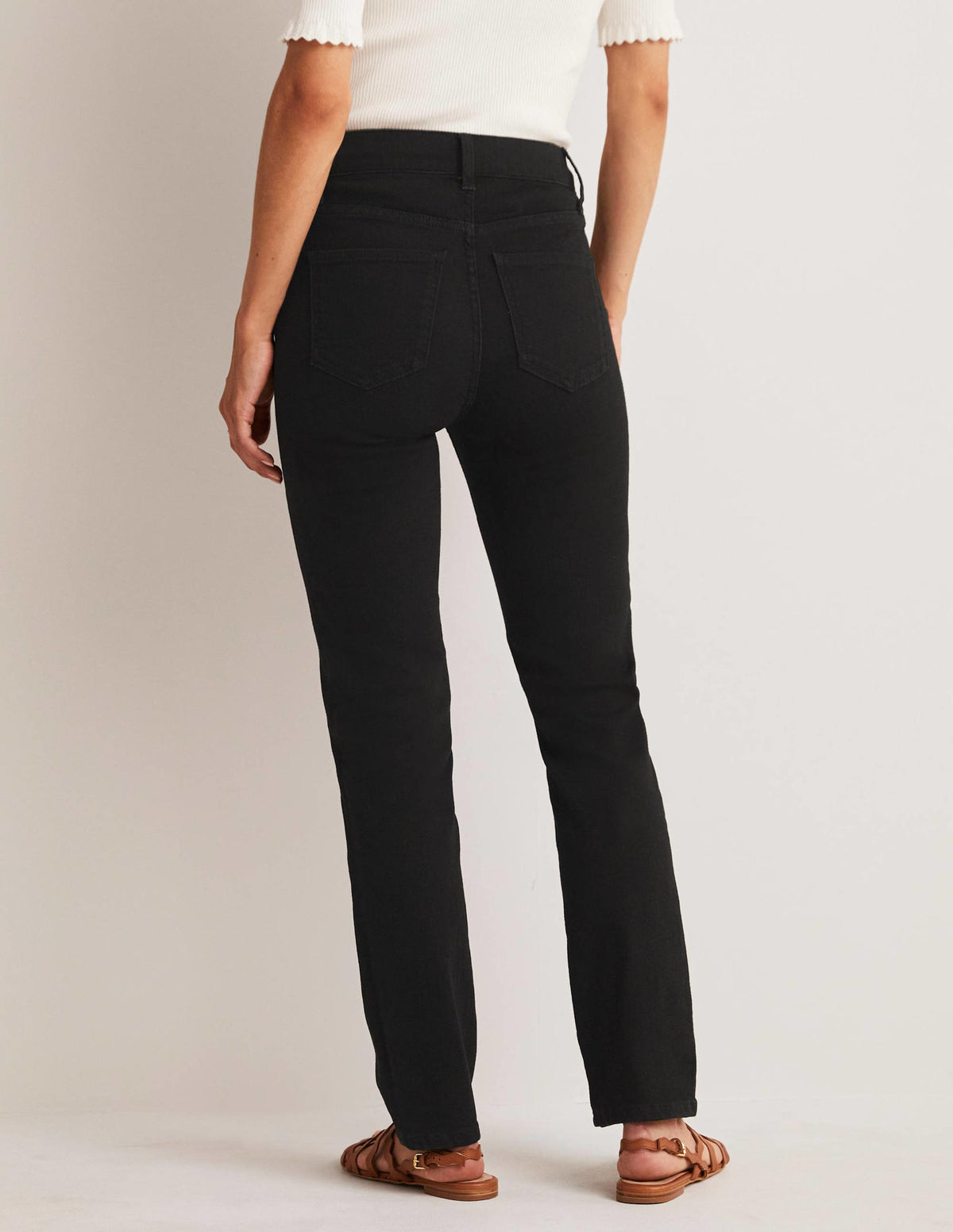 Slim Straight Jeans-Black-3