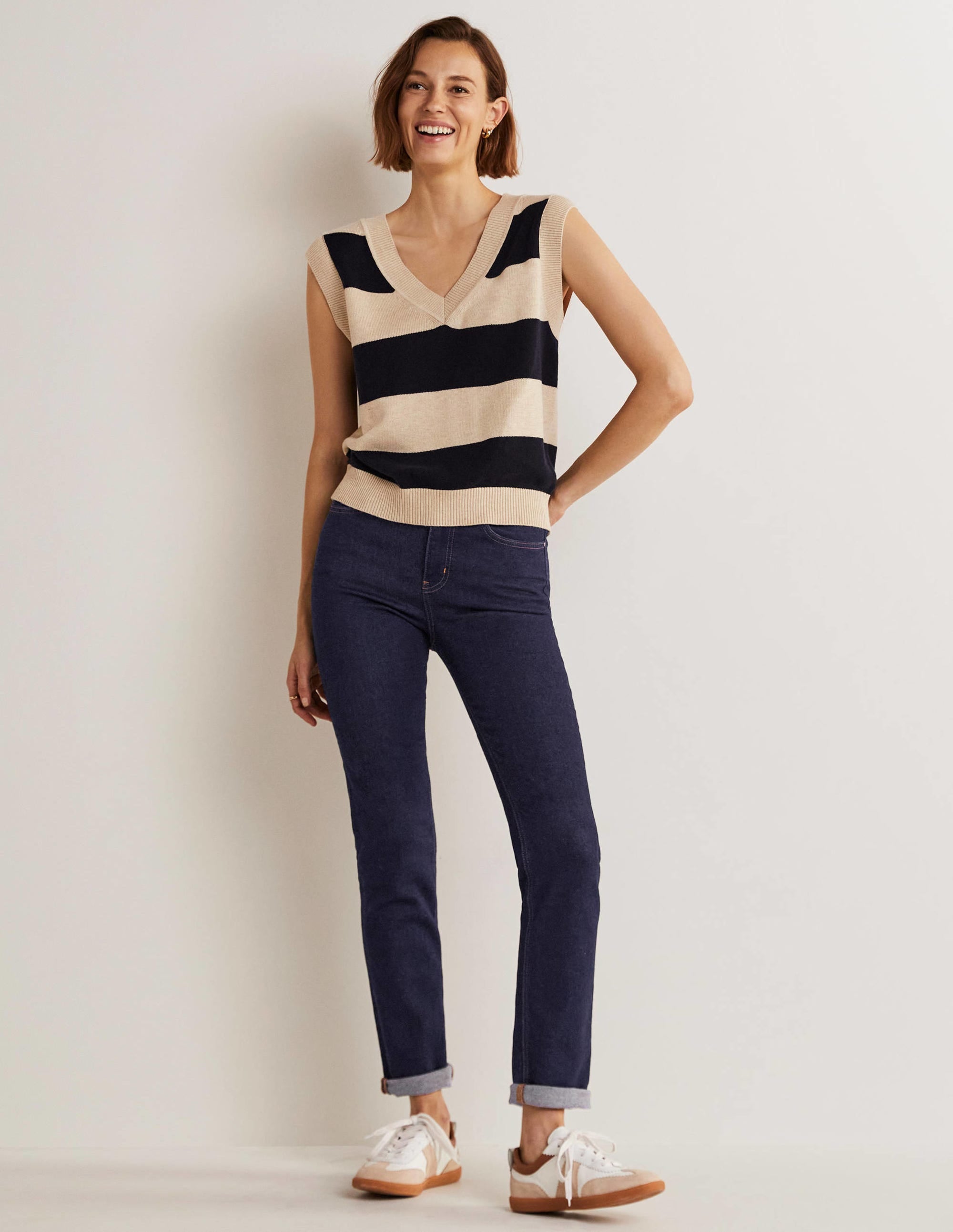 Slim Straight Jeans-Indigo - Image 6