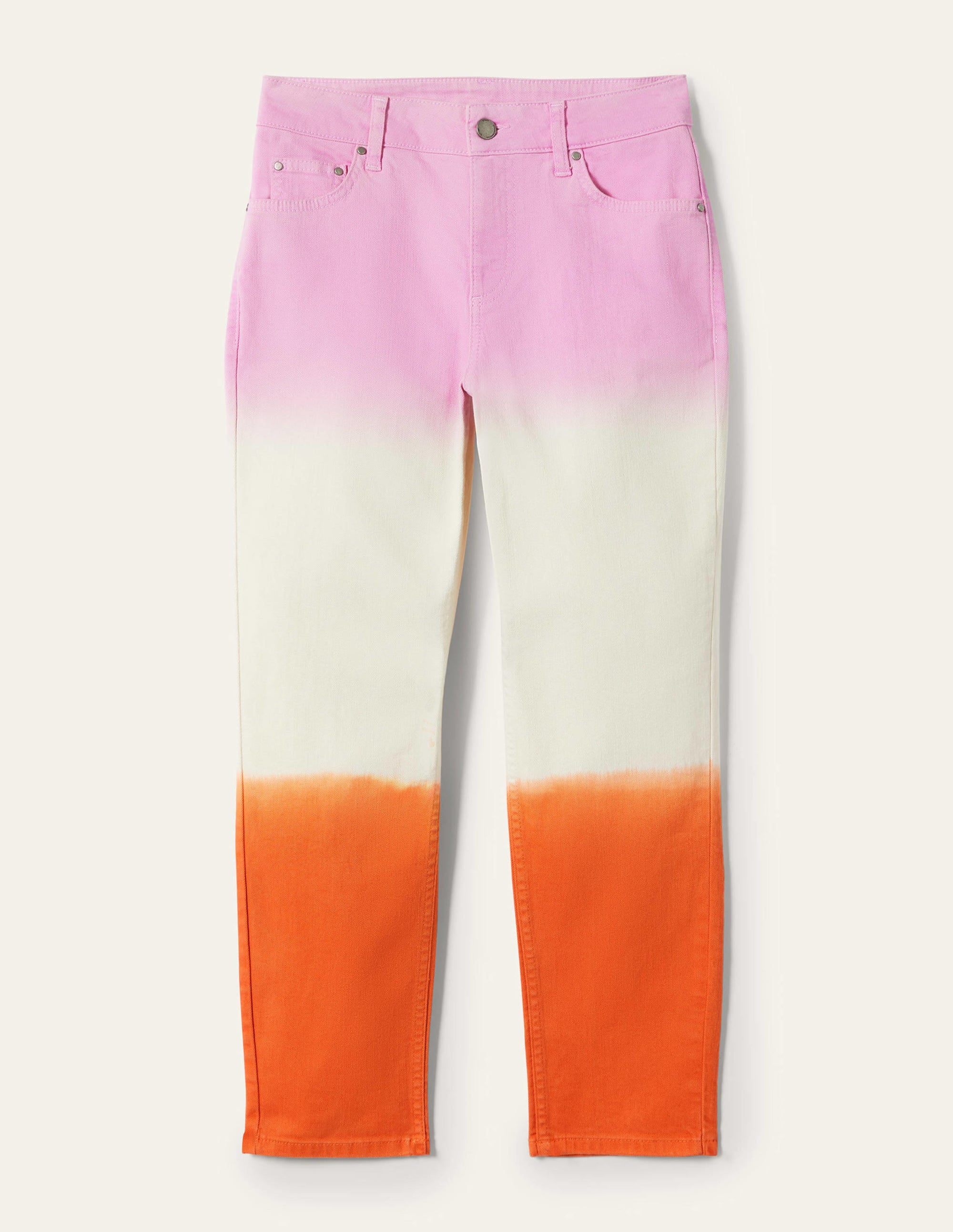 Slim Straight Ankle Skimmers-Bon Bon, Firecracker Ombre - Image 11