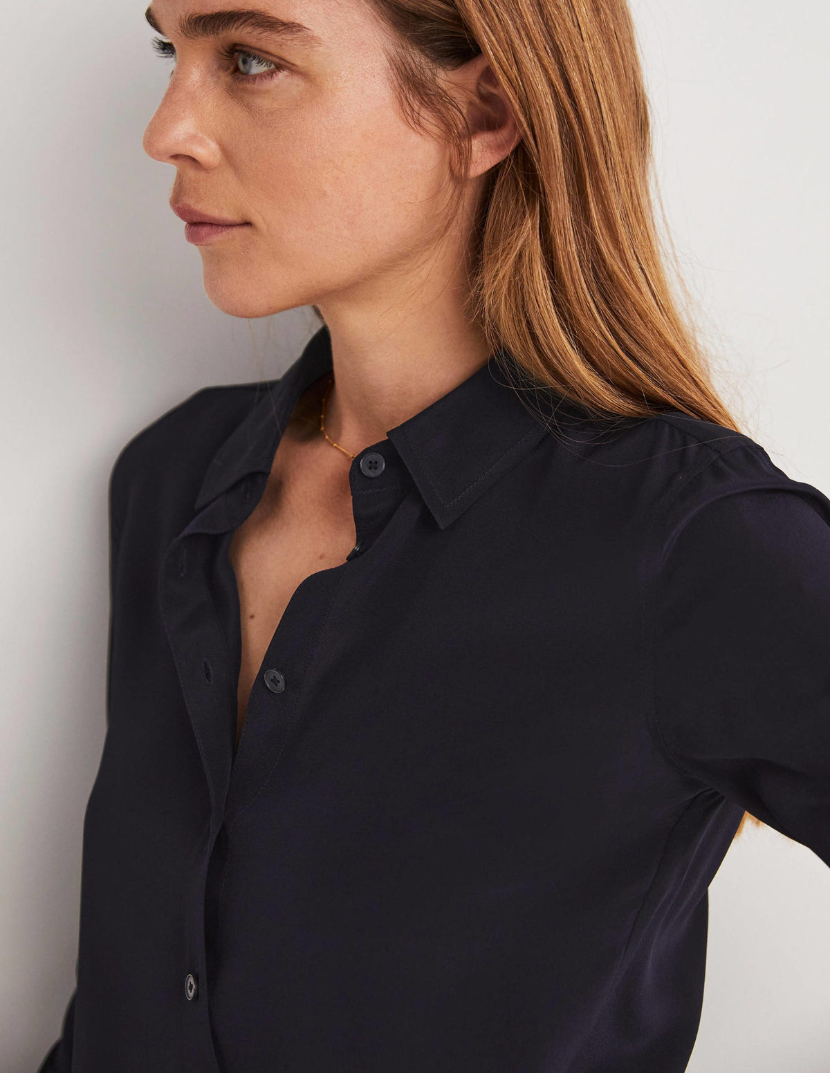 Silk Shirt-Navy-5
