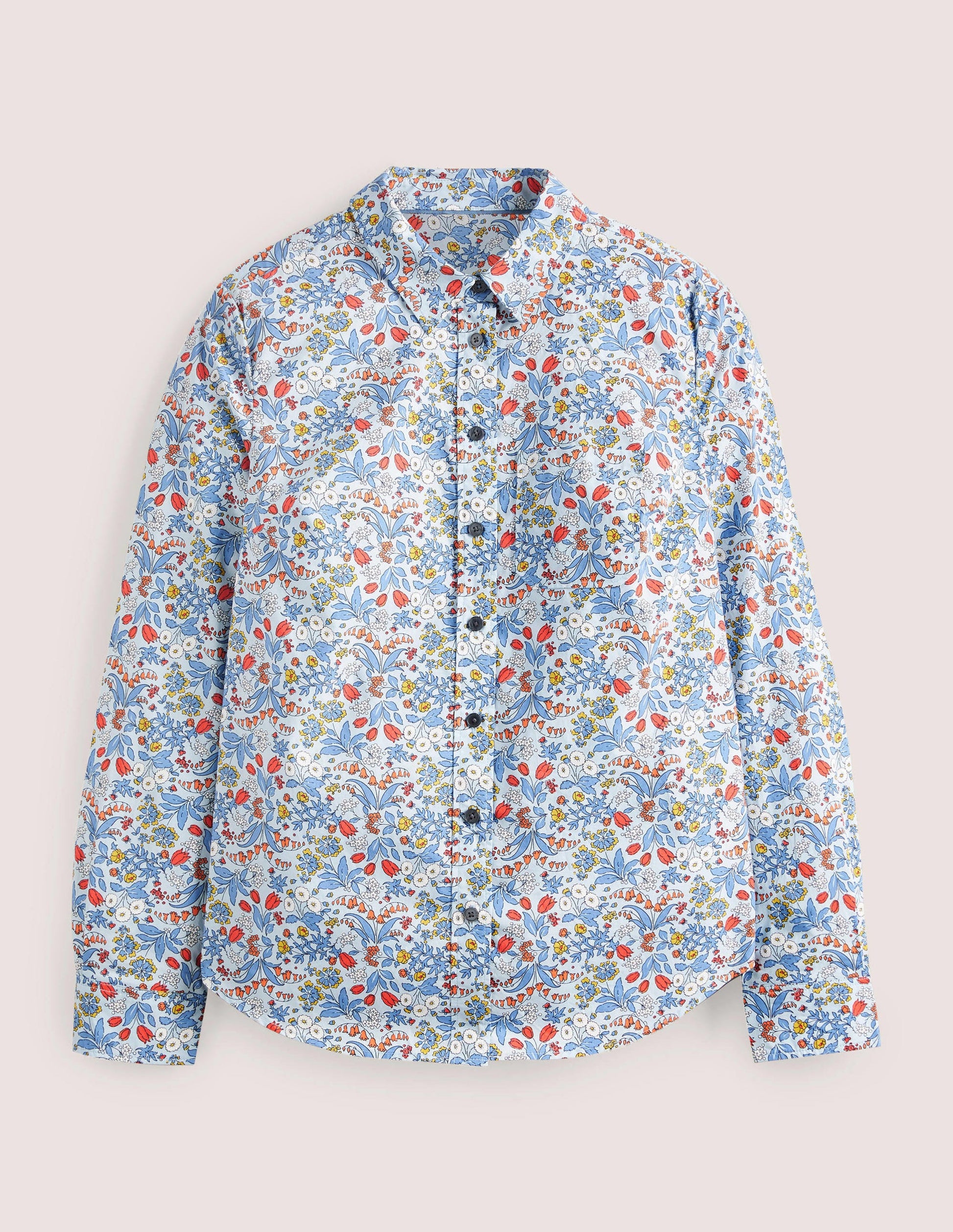 Classic Cotton Shirt-Surf, Wildflower-5