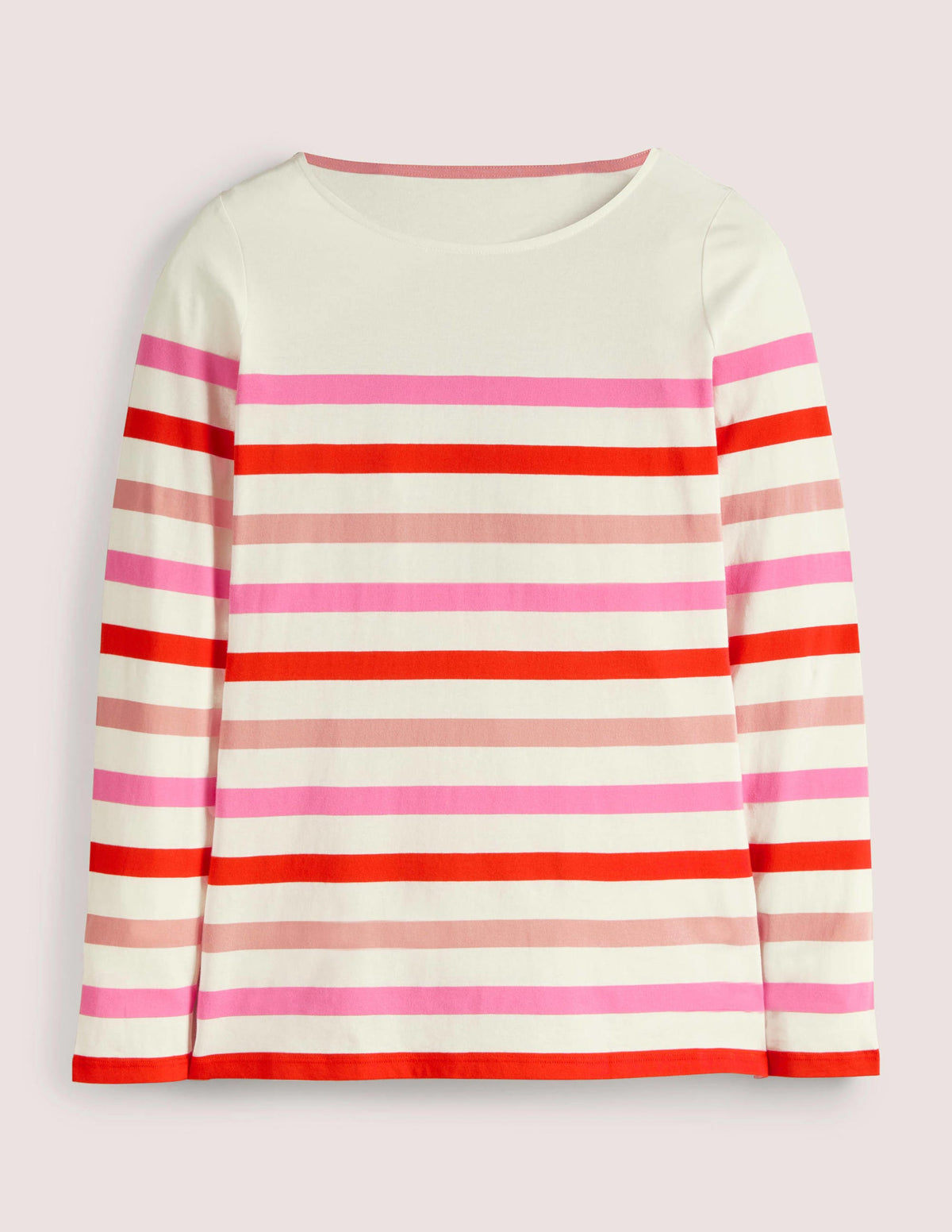 Ella Long Sleeve Breton-Multi Pink Stripe-5