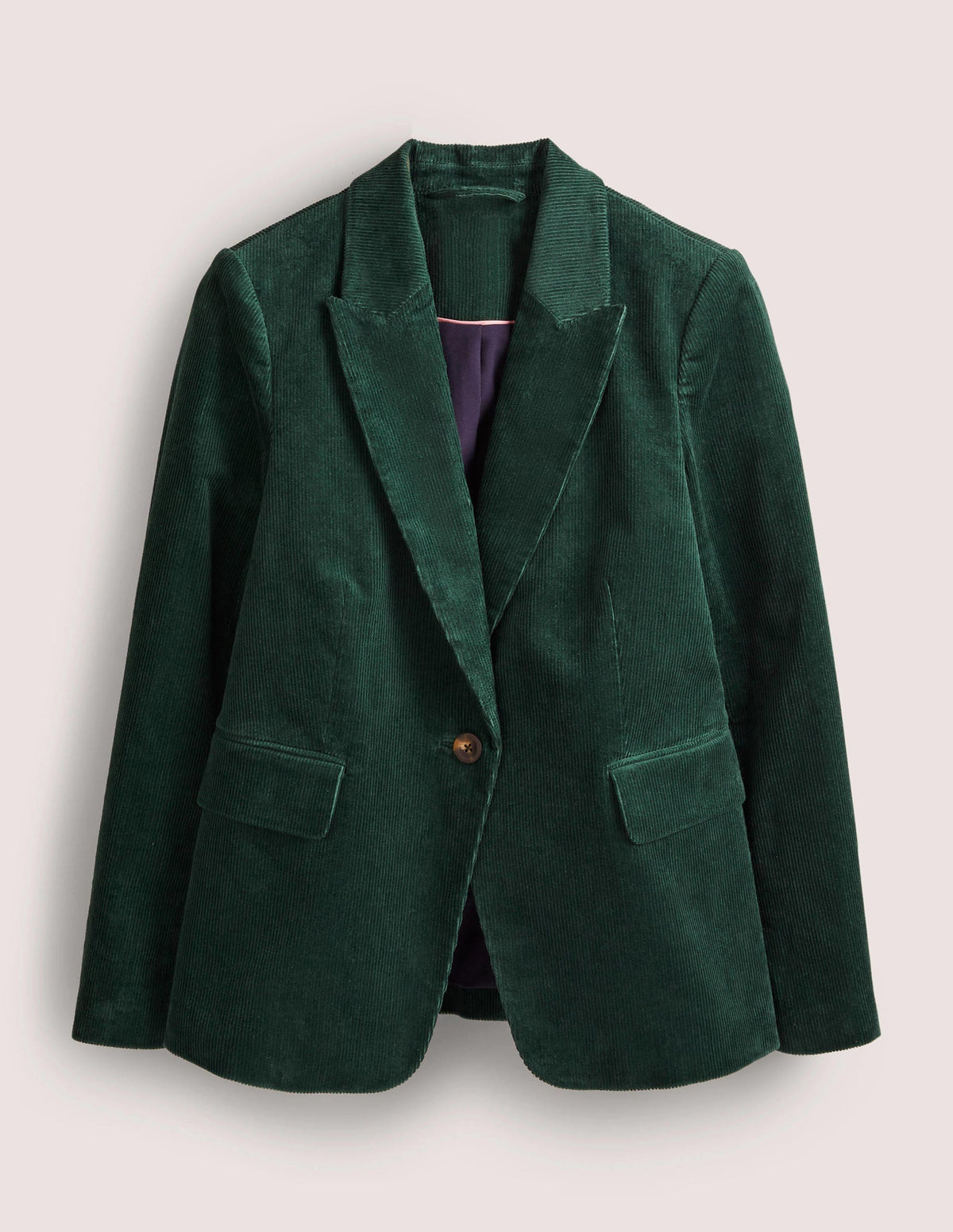 Fitted Corduroy Blazer-Trekking Green - Image 5