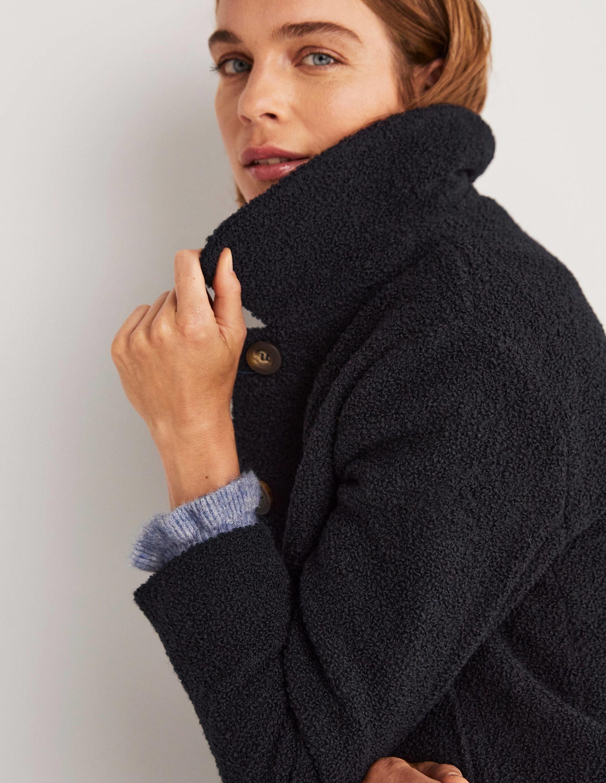 Rye Cropped Jacket-Navy-2