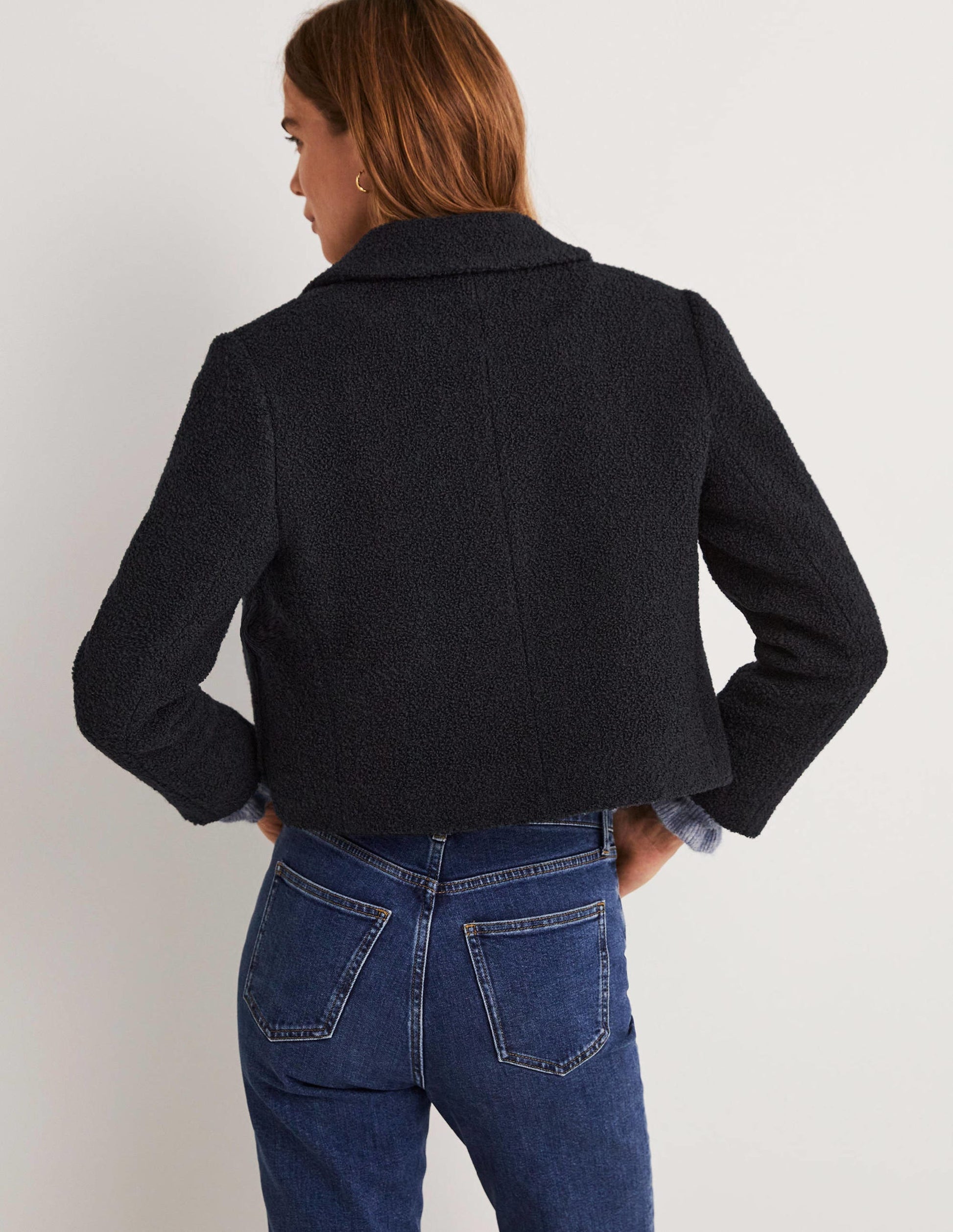 Rye Cropped Jacket-Navy-3