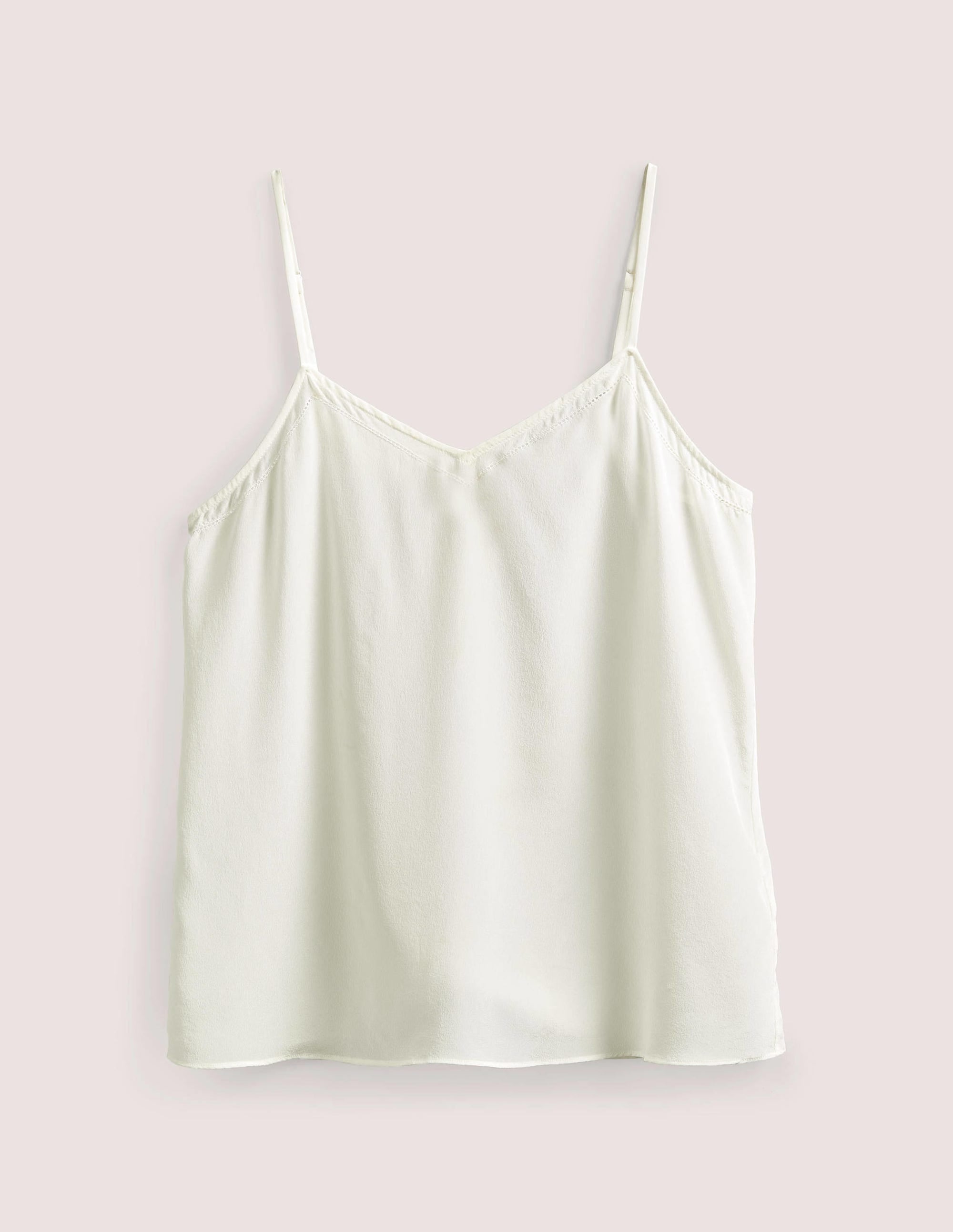 Silk Cami Top-Ivory - Image 5