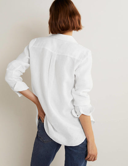 Linen Shirt-White