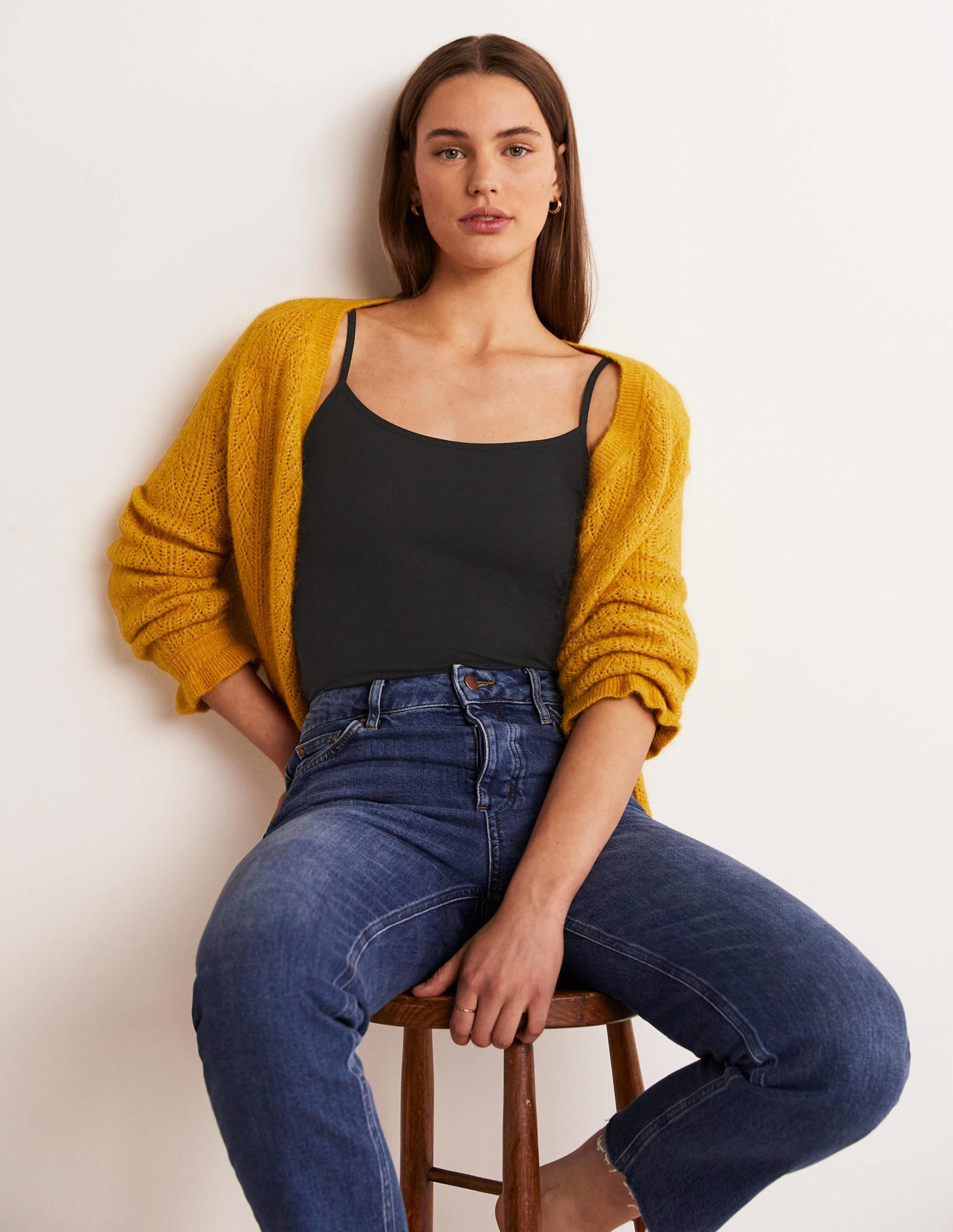 Plain Cami Top-Black - Image 8