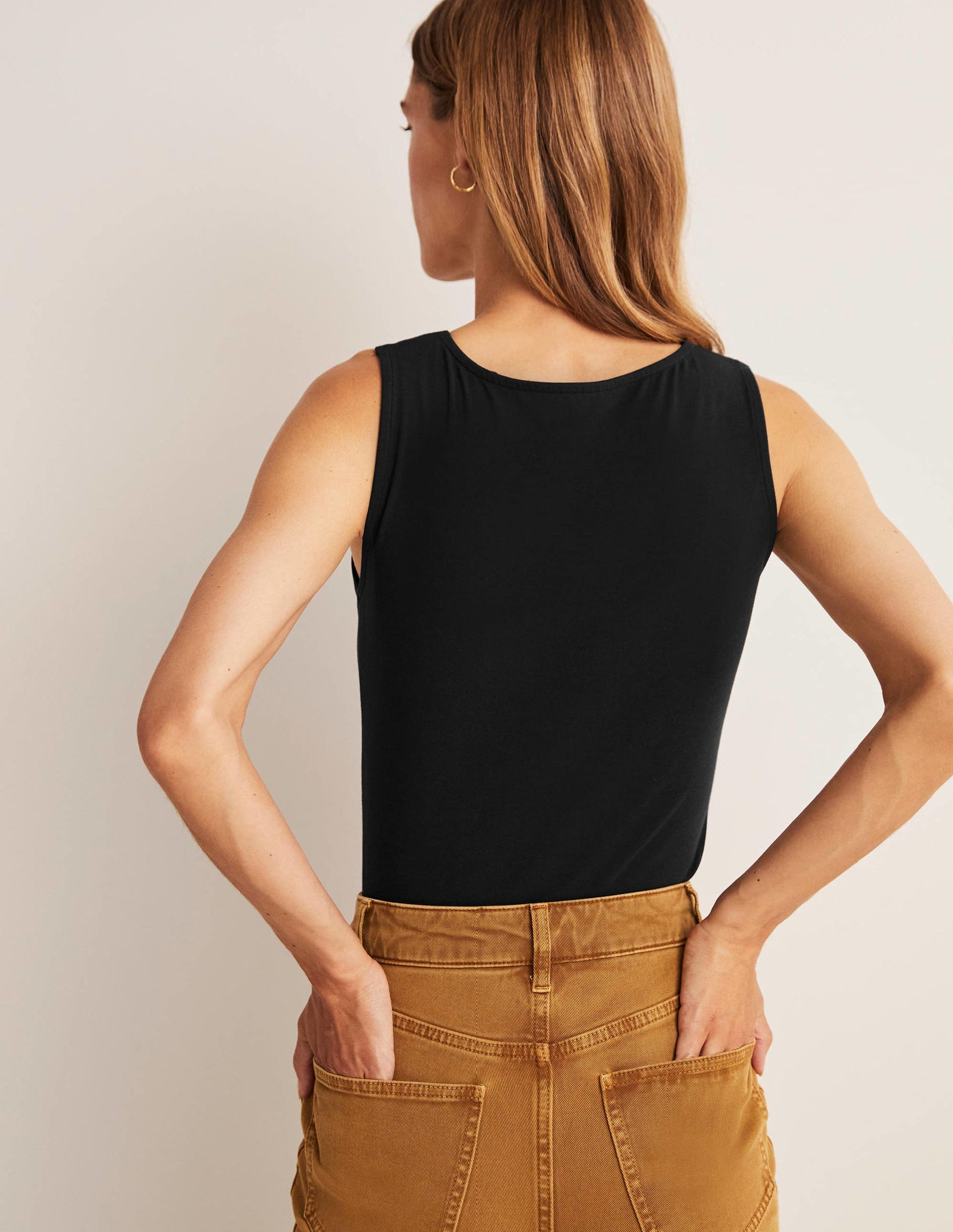 Double Layer Tank-Black-3