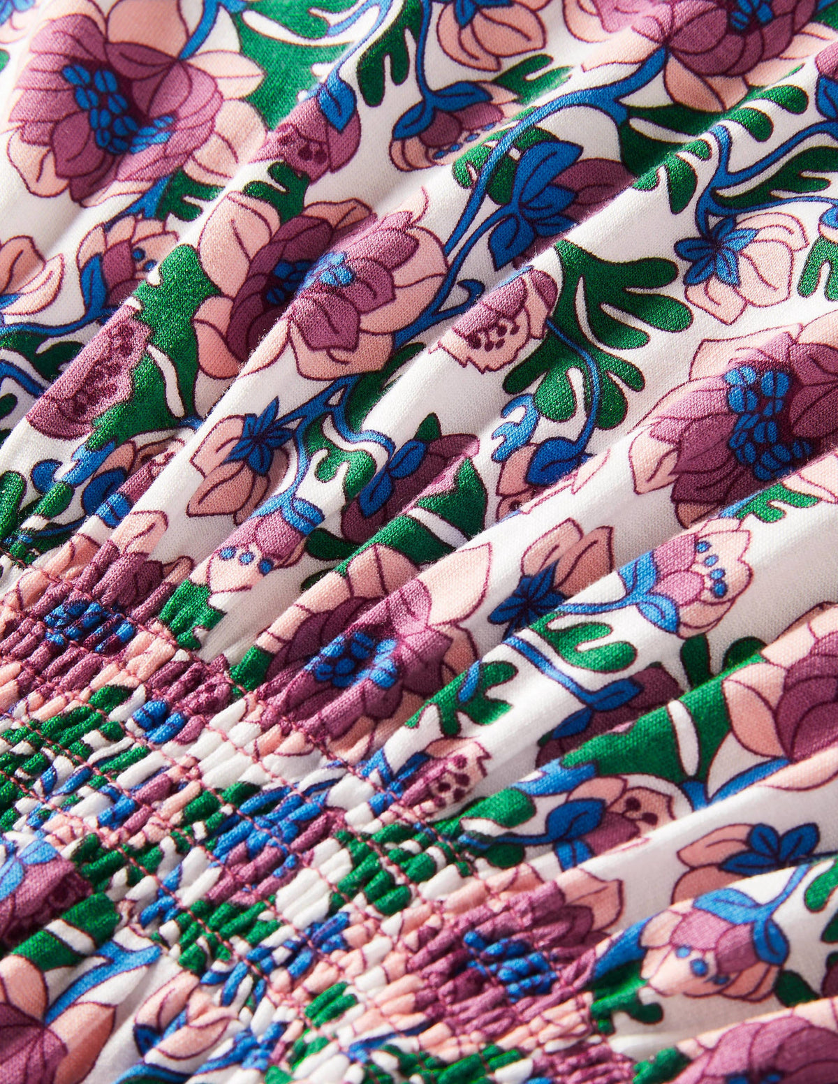 Crew Neck Jersey Dress-Multi Terrace Bud-5