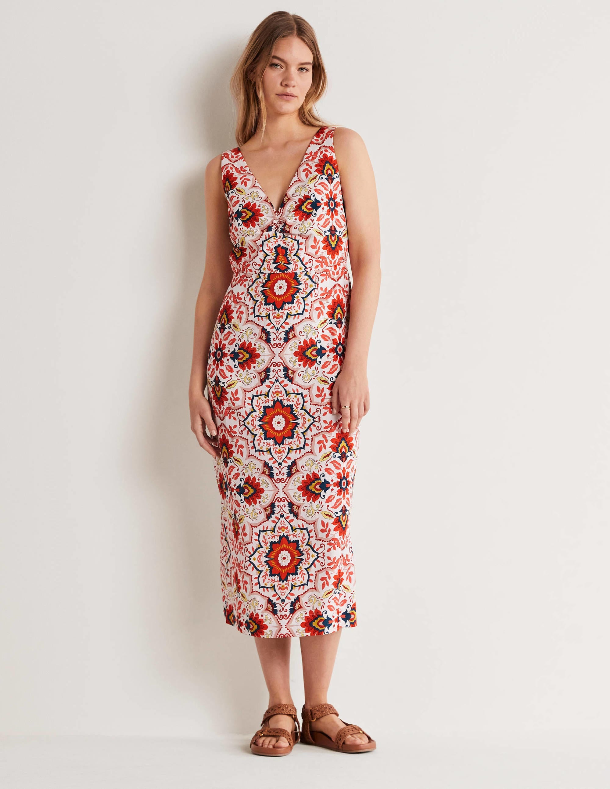 Fiona Column Dress-Multi, Bloomsbury - Image 1